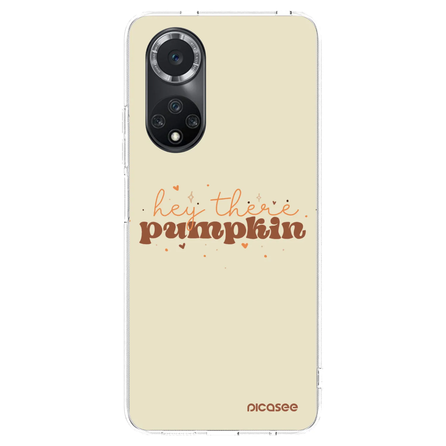 Picasee silikonowe przeźroczyste etui na Huawei Nova 9 SE - Hey there pumpkin