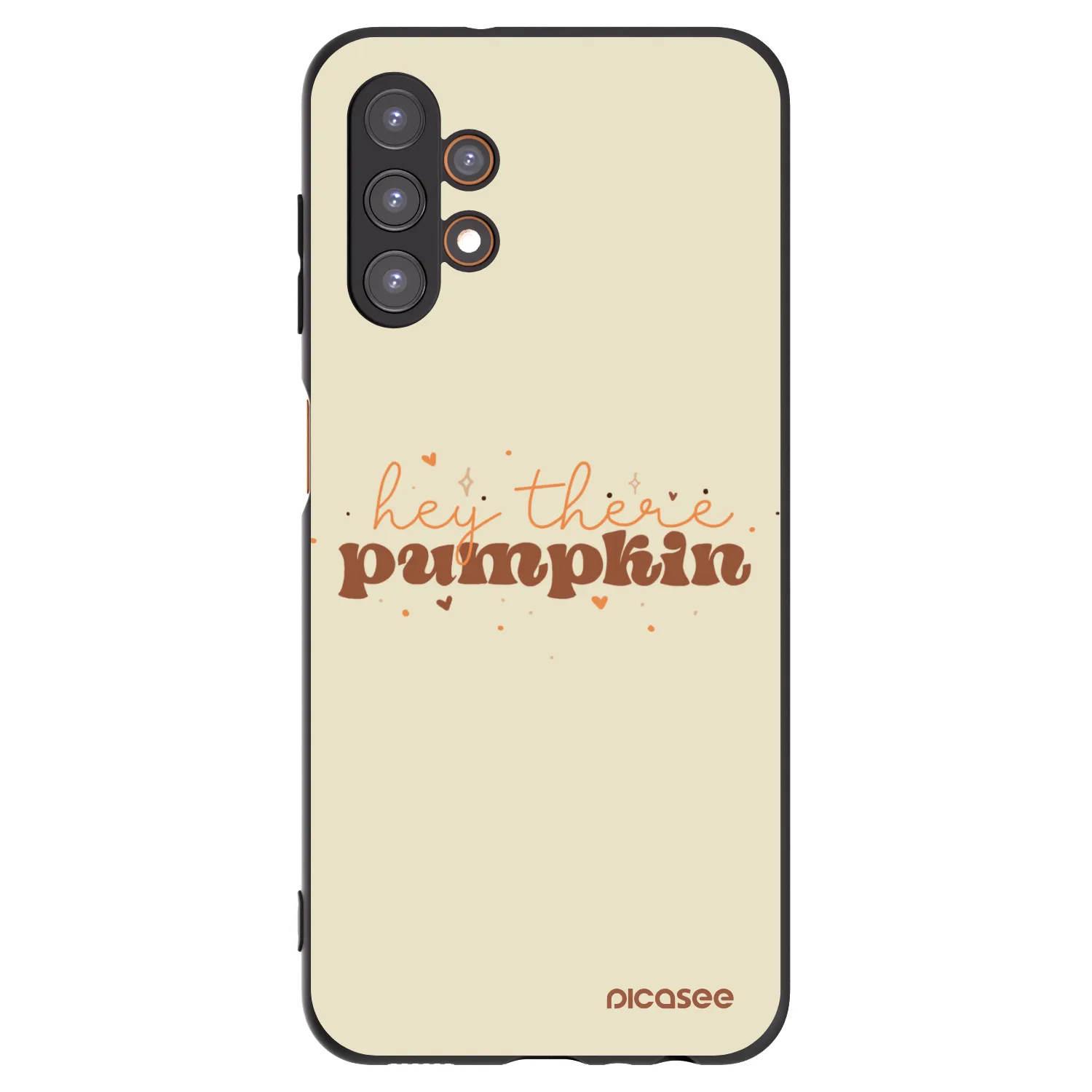 Picasee silikonowe czarne etui na Samsung Galaxy A13 4G A135 - Hey there pumpkin