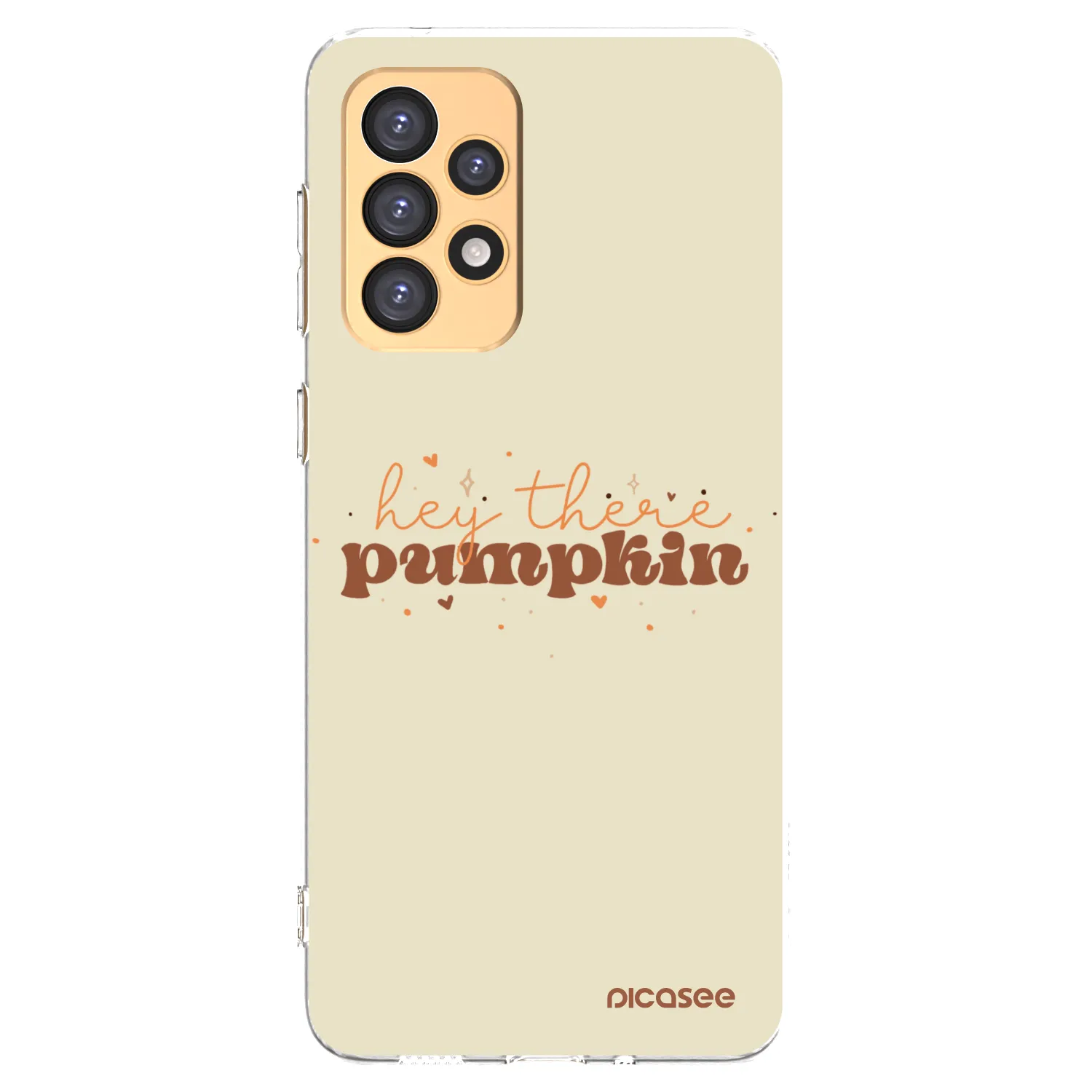 Picasee silikonowe przeźroczyste etui na Samsung Galaxy A33 5G A336 - Hey there pumpkin