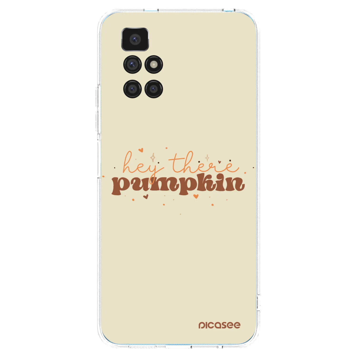 Picasee silikonowe przeźroczyste etui na Xiaomi Redmi 10 (2022) - Hey there pumpkin