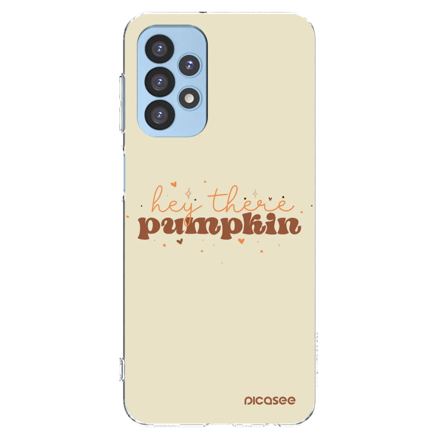 Picasee silikonowe przeźroczyste etui na Samsung Galaxy A23 A235F 4G - Hey there pumpkin
