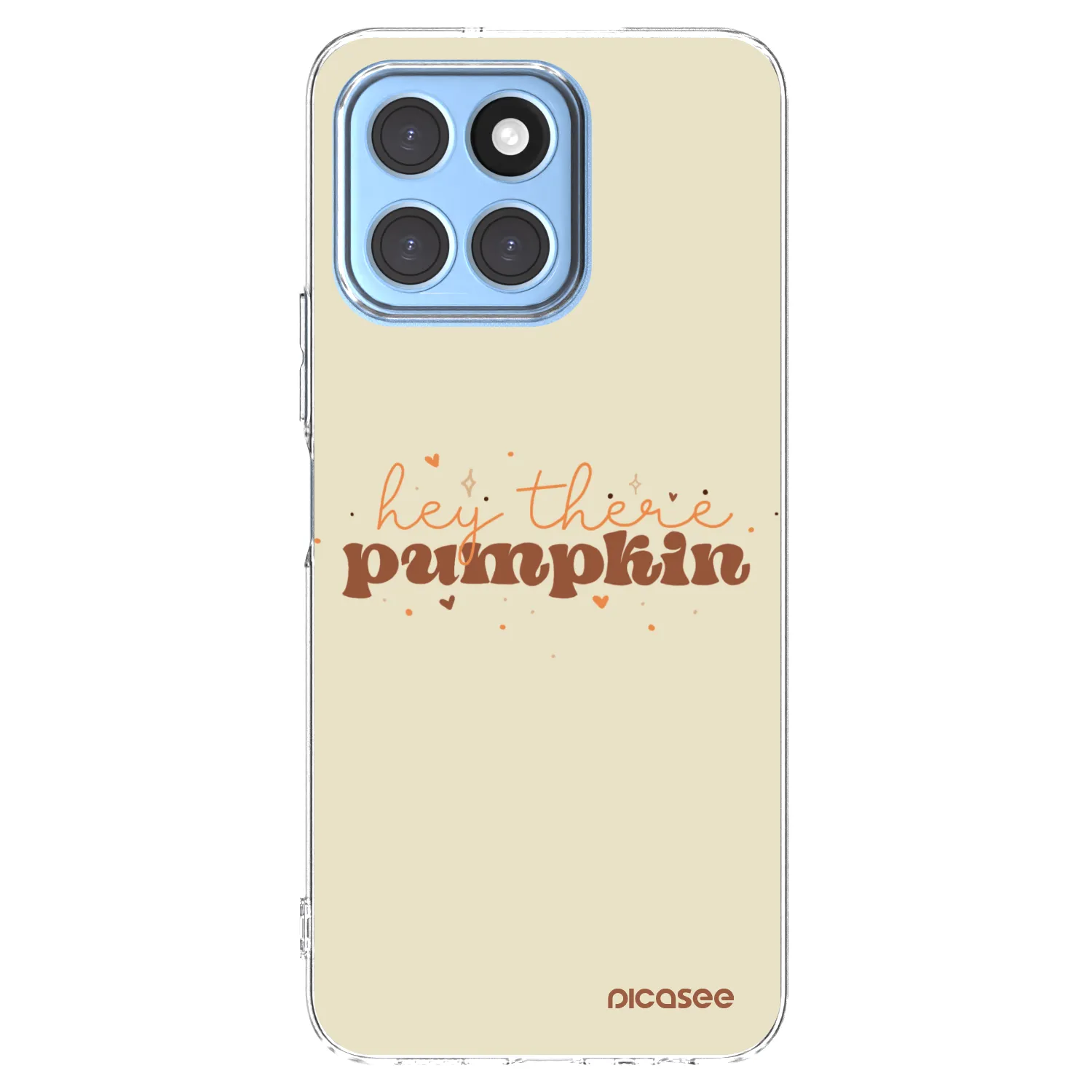 Picasee silikonowe przeźroczyste etui na Honor X6 - Hey there pumpkin