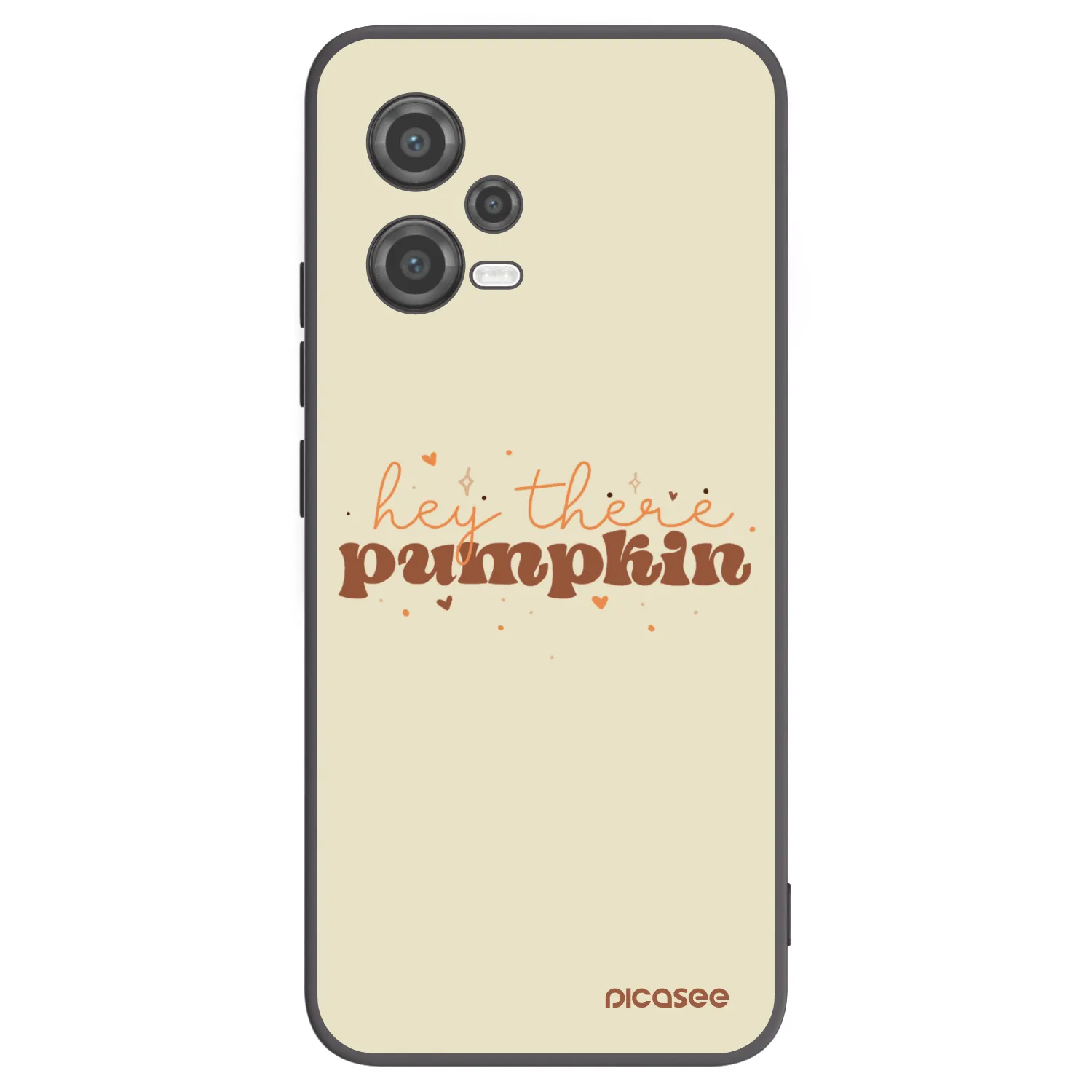 Picasee silikonowe czarne etui na Xiaomi Poco X5 - Hey there pumpkin