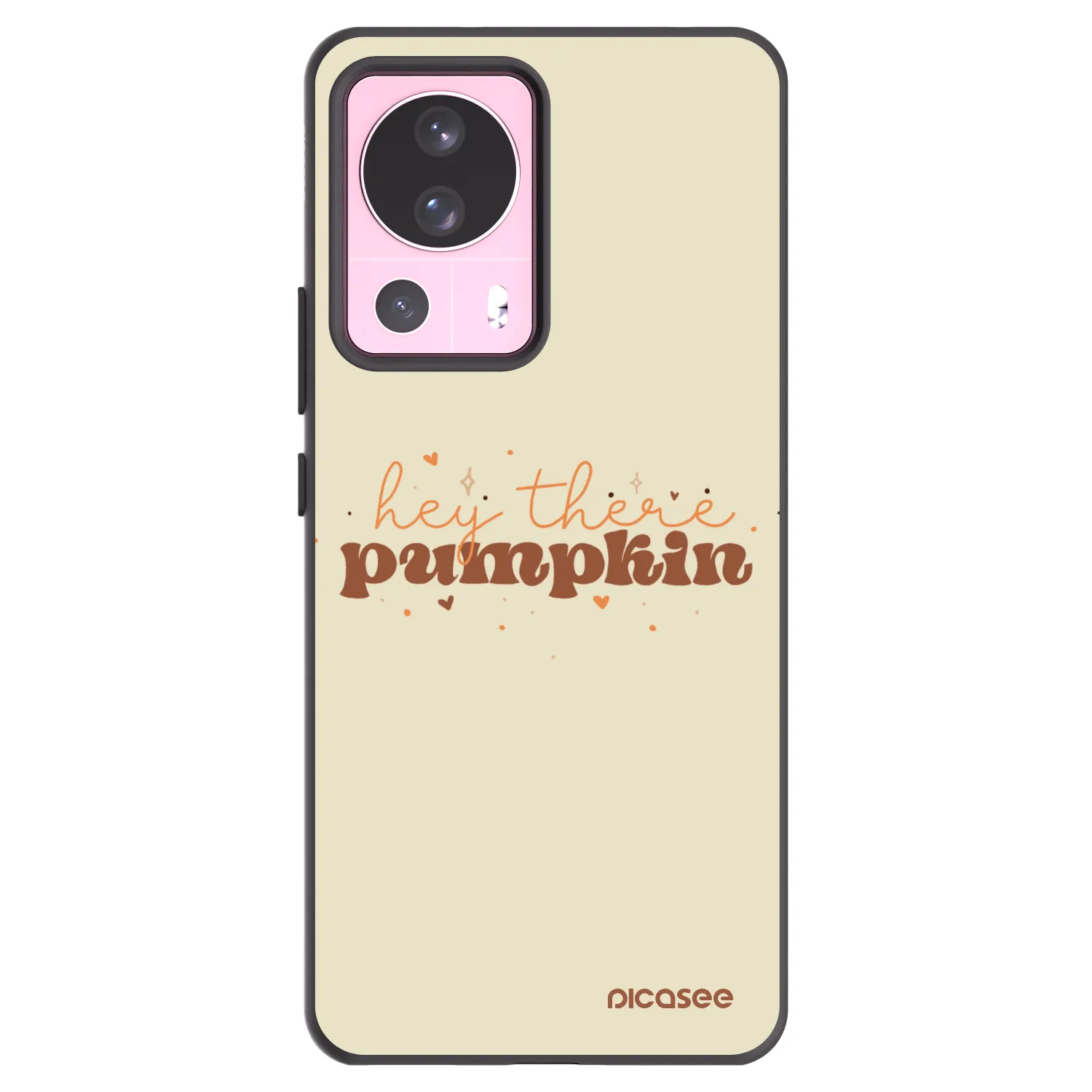 Picasee silikonowe czarne etui na Xiaomi 13 Lite - Hey there pumpkin