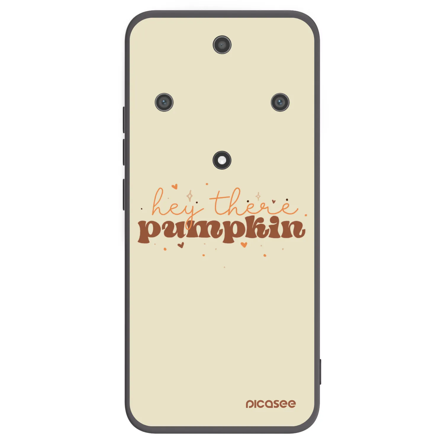 Picasee silikonowe czarne etui na Honor Magic5 Lite 5G - Hey there pumpkin