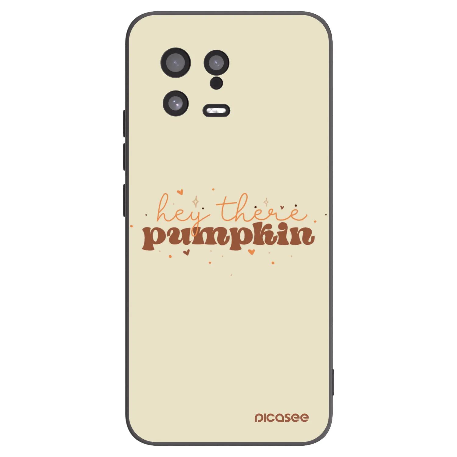 Picasee silikonowe czarne etui na Xiaomi 13 - Hey there pumpkin