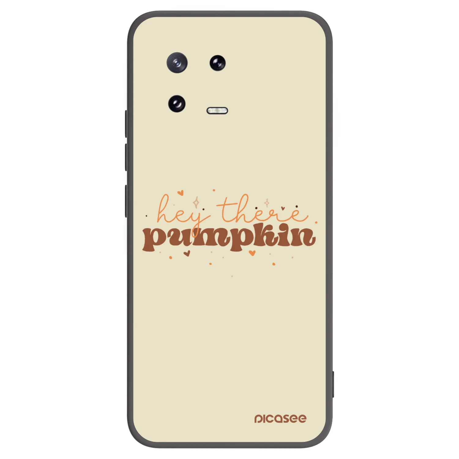Picasee silikonowe czarne etui na Xiaomi 13 Pro - Hey there pumpkin