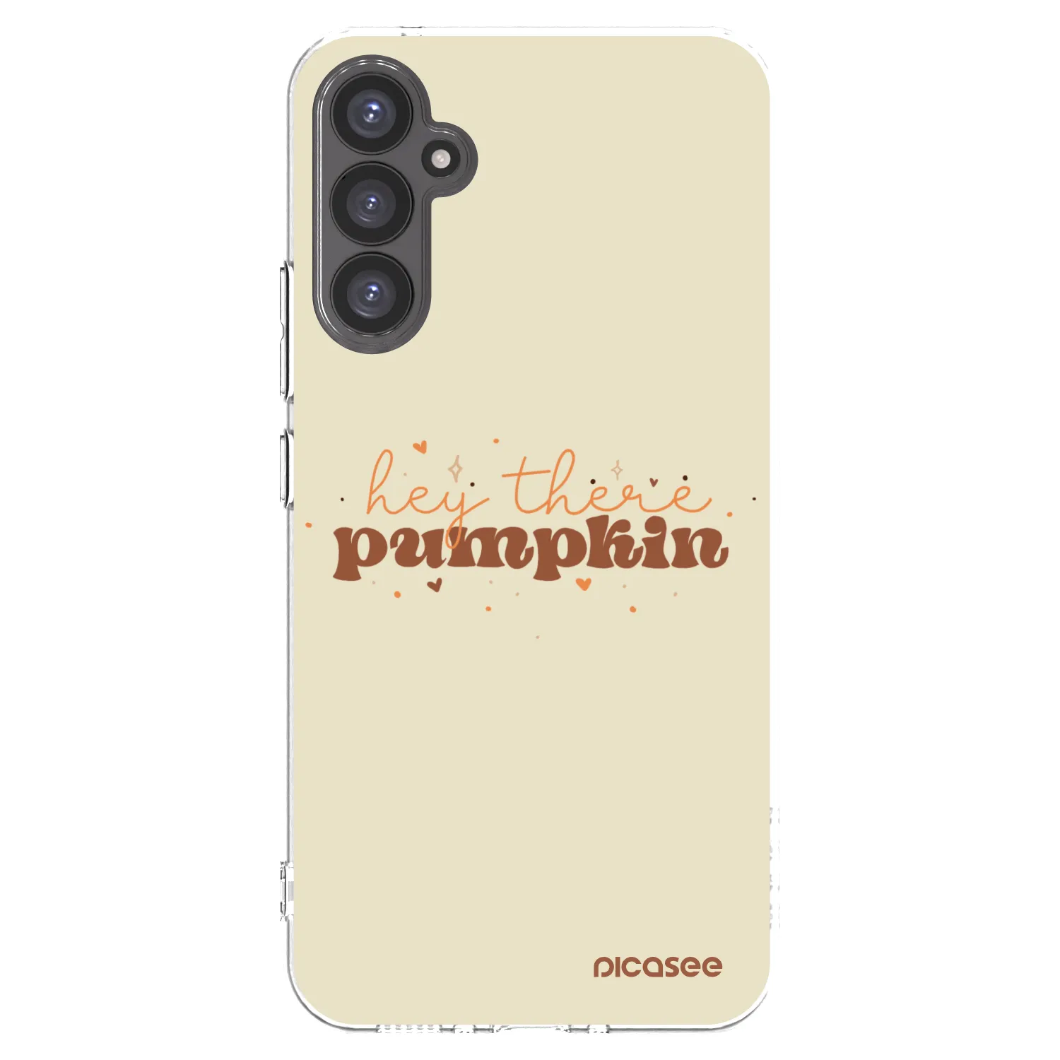 Picasee silikonowe przeźroczyste etui na Samsung Galaxy A34 5G A346B - Hey there pumpkin