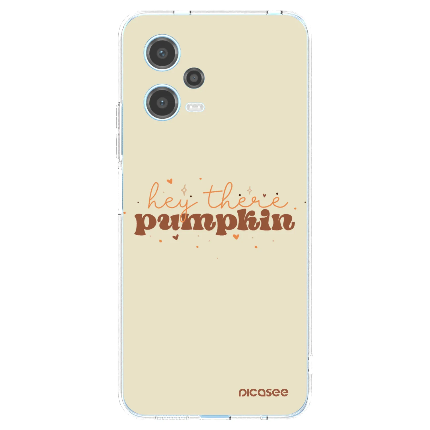 Picasee silikonowe przeźroczyste etui na Xiaomi Redmi Note 12 5G - Hey there pumpkin