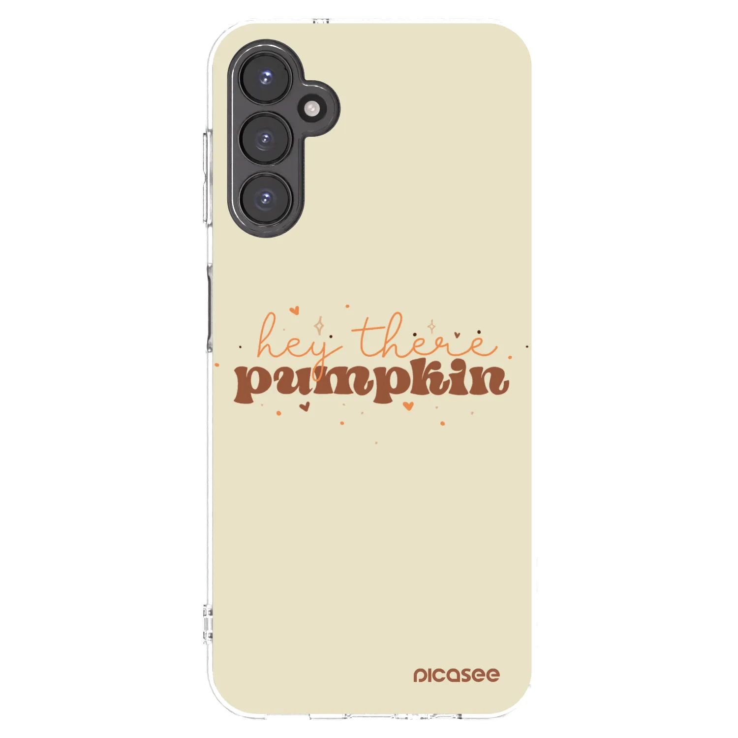 Picasee silikonowe przeźroczyste etui na Samsung Galaxy A14 4G A145R - Hey there pumpkin