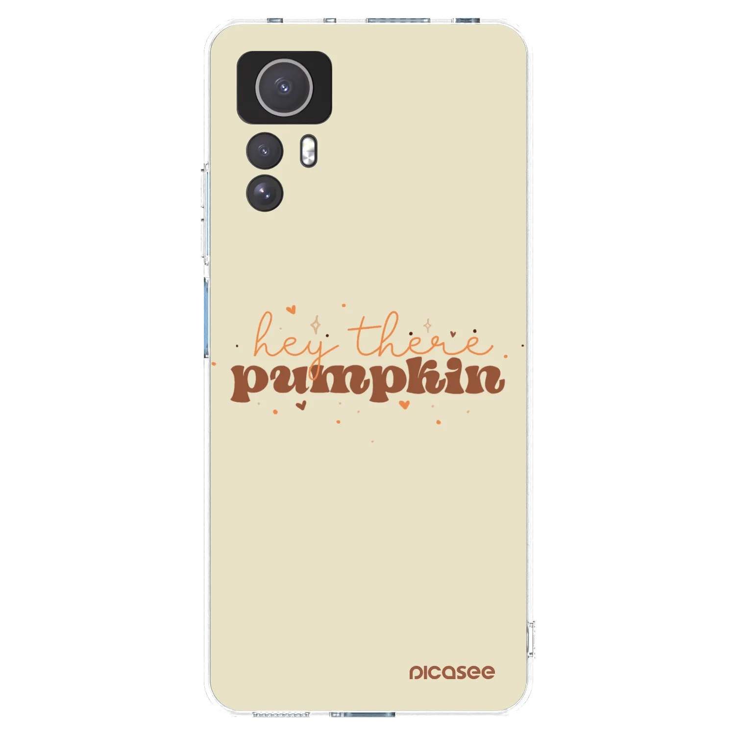 Picasee silikonowe przeźroczyste etui na Xiaomi Redmi Note 12S - Hey there pumpkin