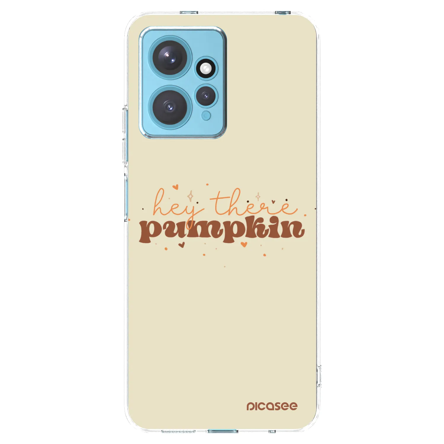 Picasee silikonowe przeźroczyste etui na Xiaomi Redmi Note 12 4G - Hey there pumpkin
