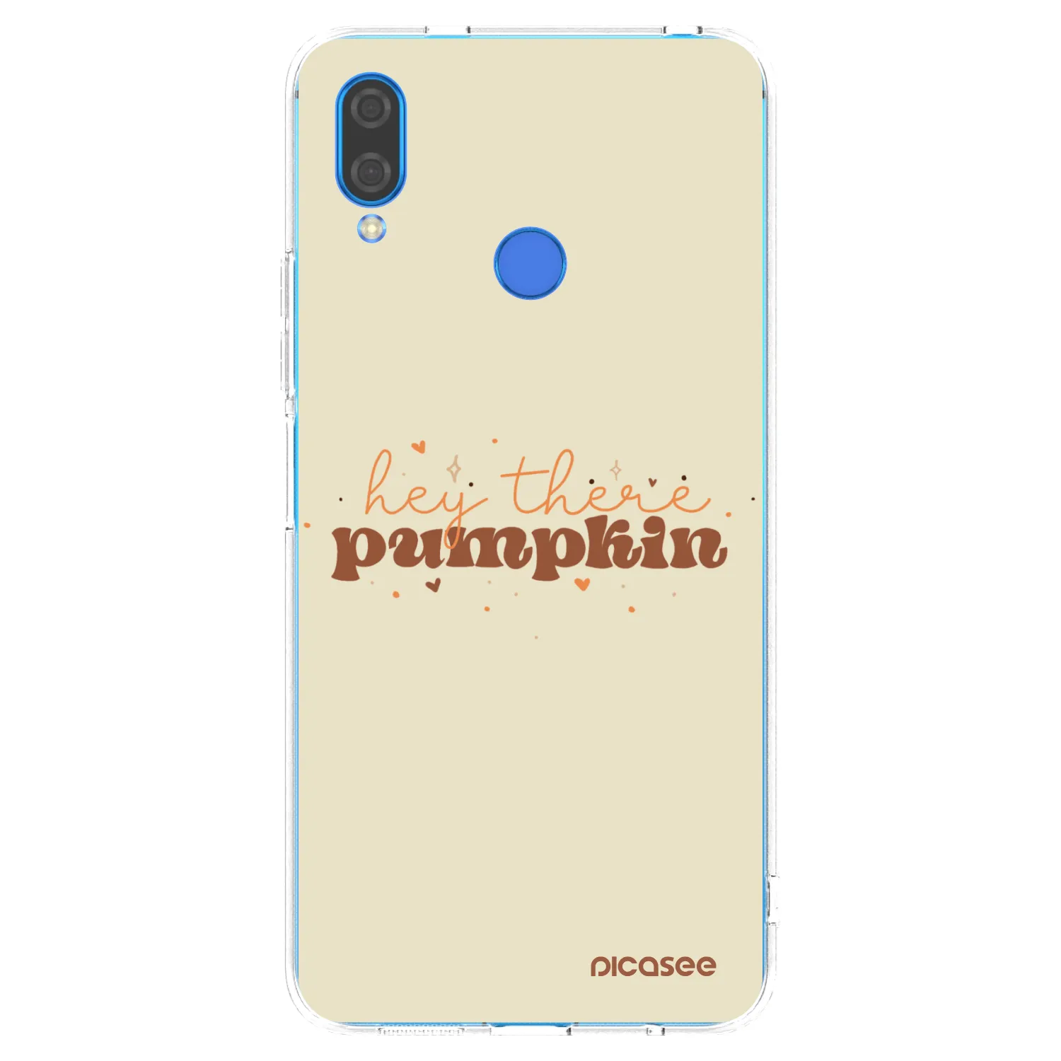 Picasee silikonowe przeźroczyste etui na Huawei Nova 3i - Hey there pumpkin