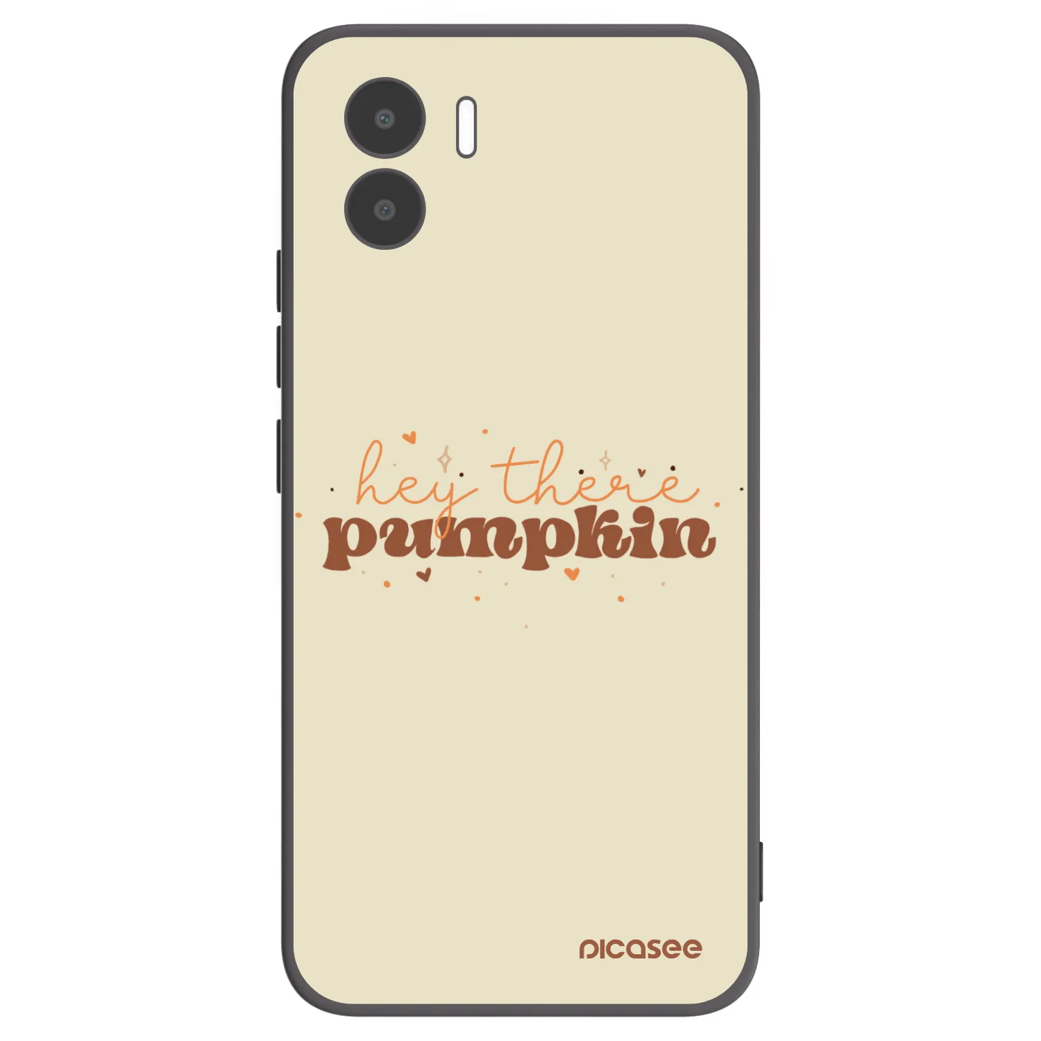 Picasee silikonowe czarne etui na Xiaomi Redmi A2 - Hey there pumpkin