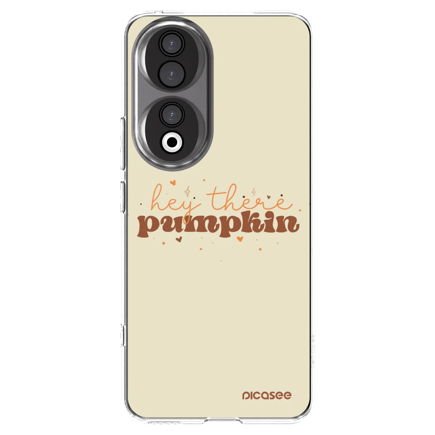 Picasee silikonowe przeźroczyste etui na Honor 90 5G - Hey there pumpkin