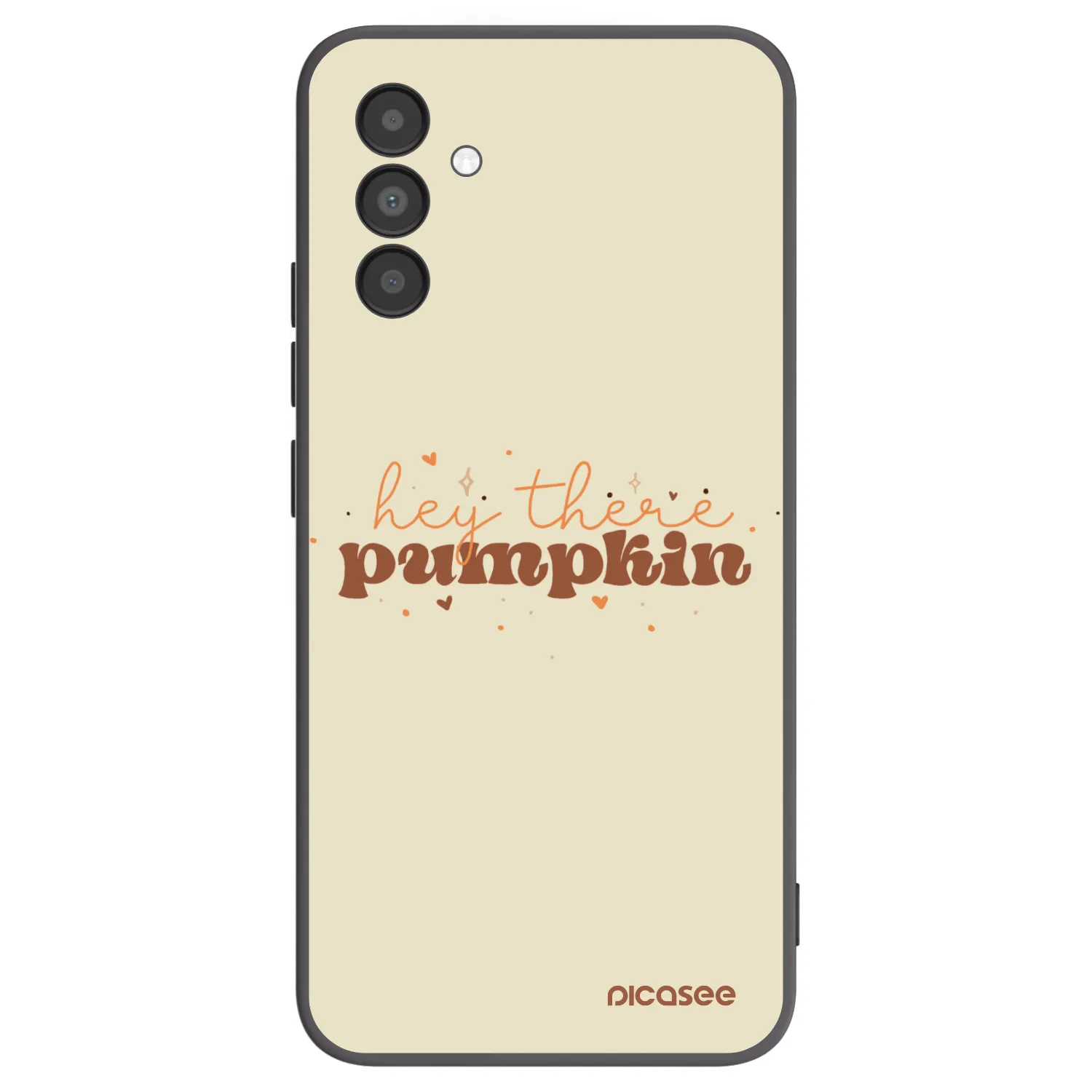 Picasee silikonowe czarne etui na Samsung Galaxy A04s A047F - Hey there pumpkin