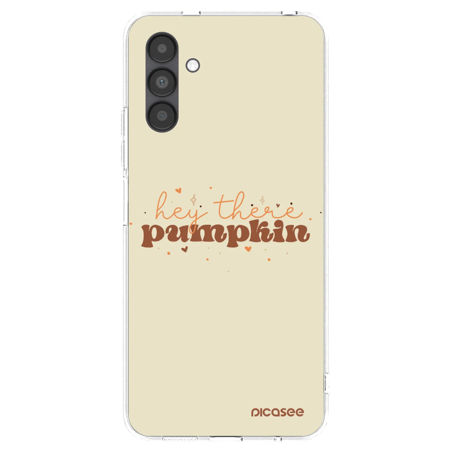 Picasee silikonowe przeźroczyste etui na Samsung Galaxy A04s A047F - Hey there pumpkin