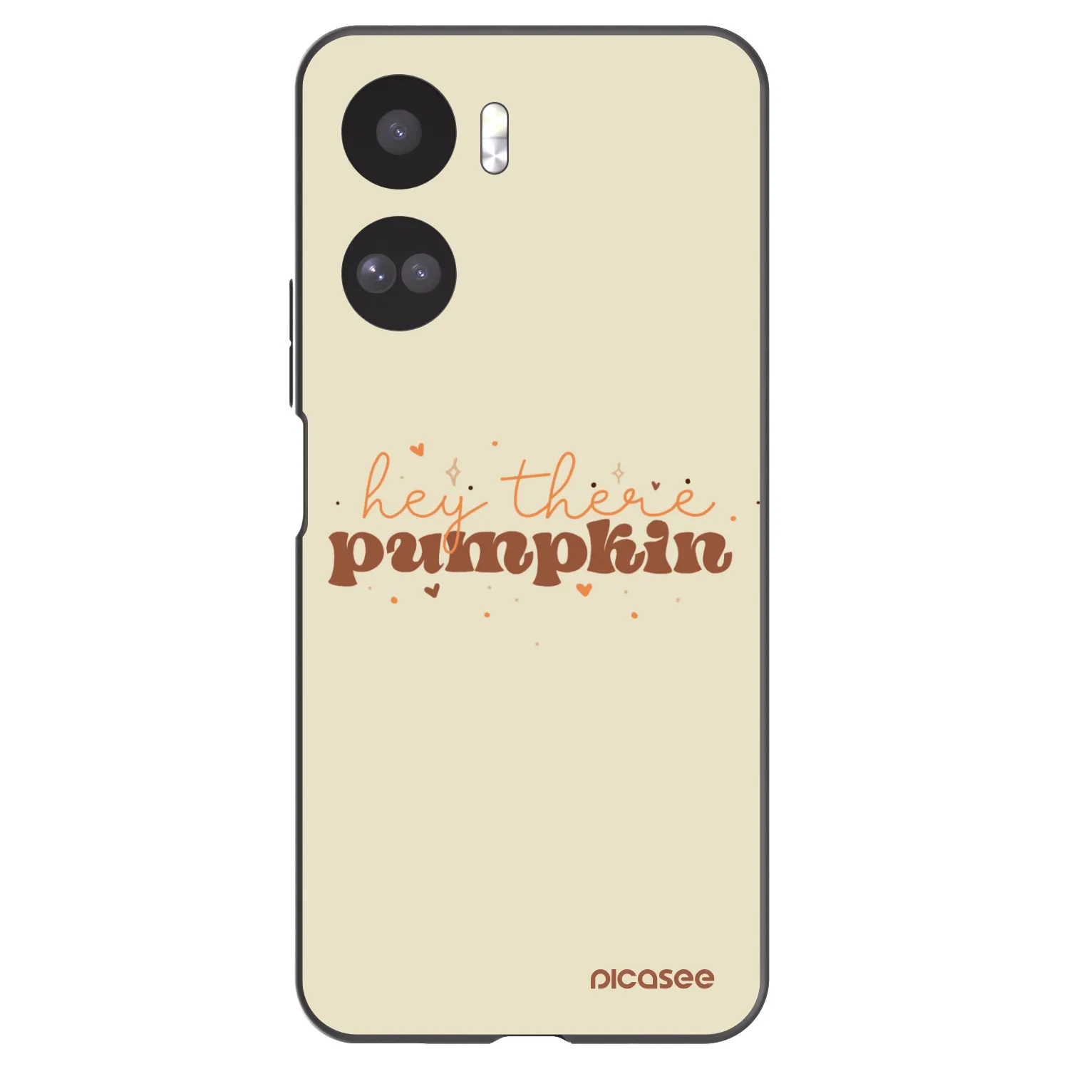 Picasee silikonowe czarne etui na Honor 90 Lite 5G - Hey there pumpkin