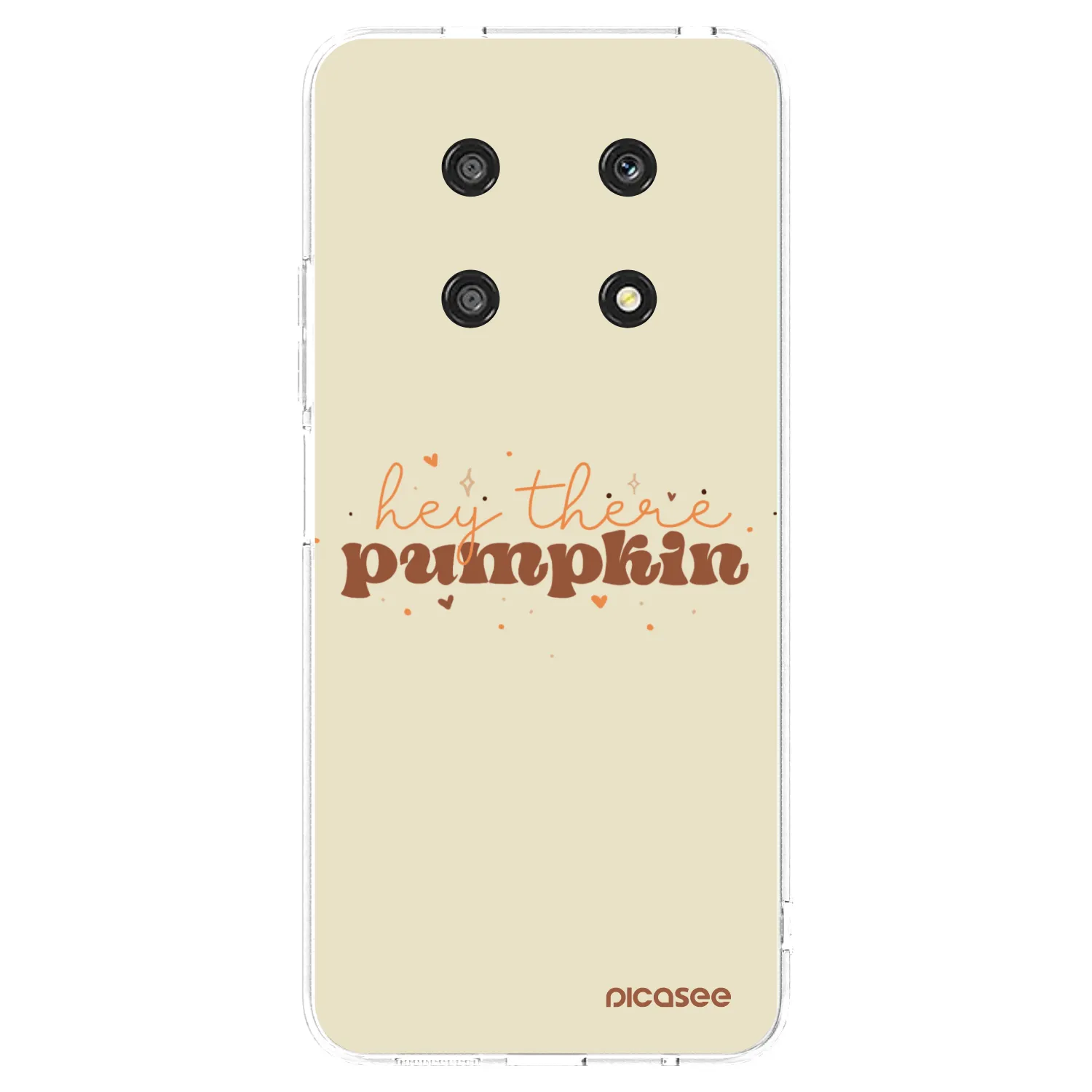 Picasee silikonowe przeźroczyste etui na Honor Magic4 Lite 5G - Hey there pumpkin