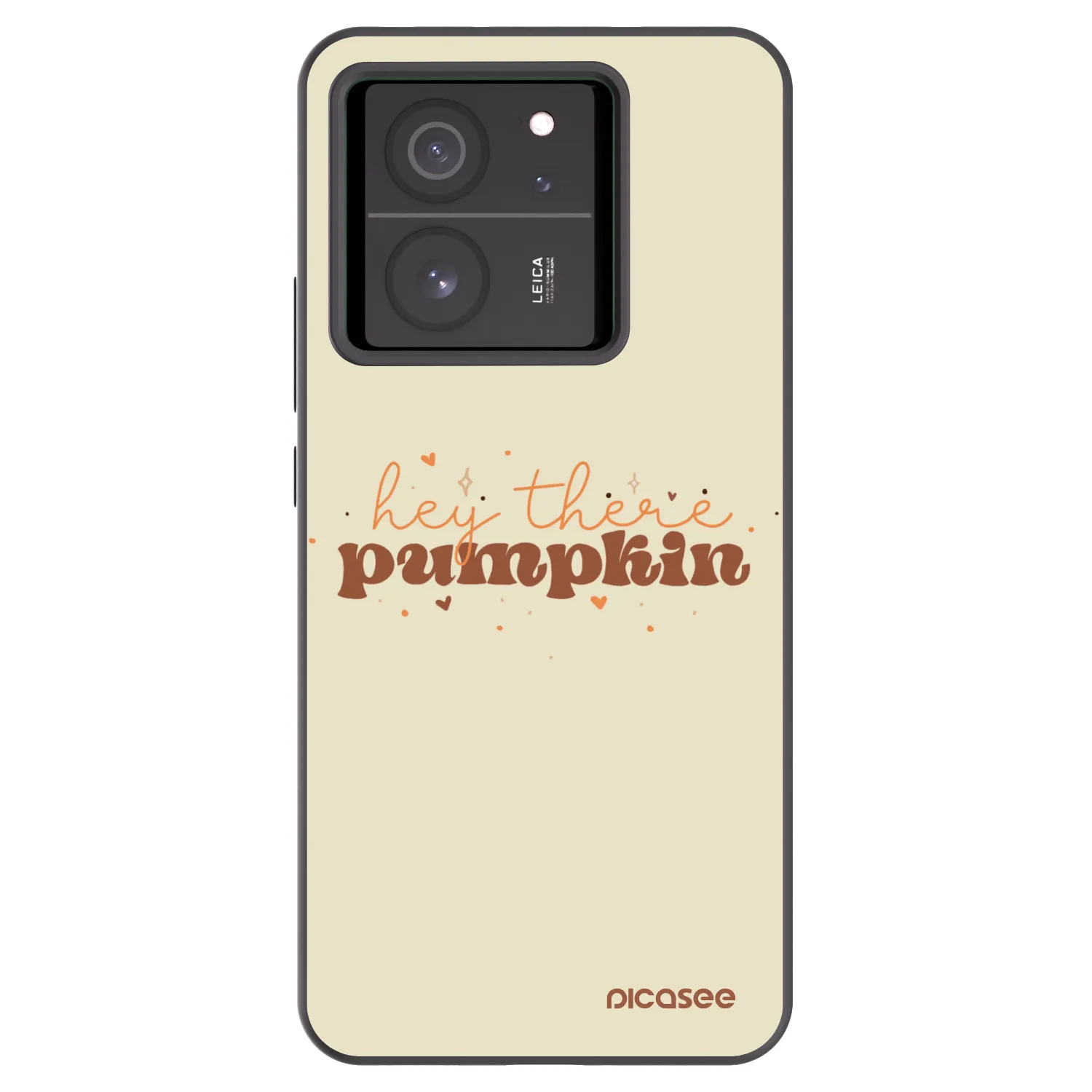 Picasee silikonowe czarne etui na Xiaomi 13T Pro - Hey there pumpkin