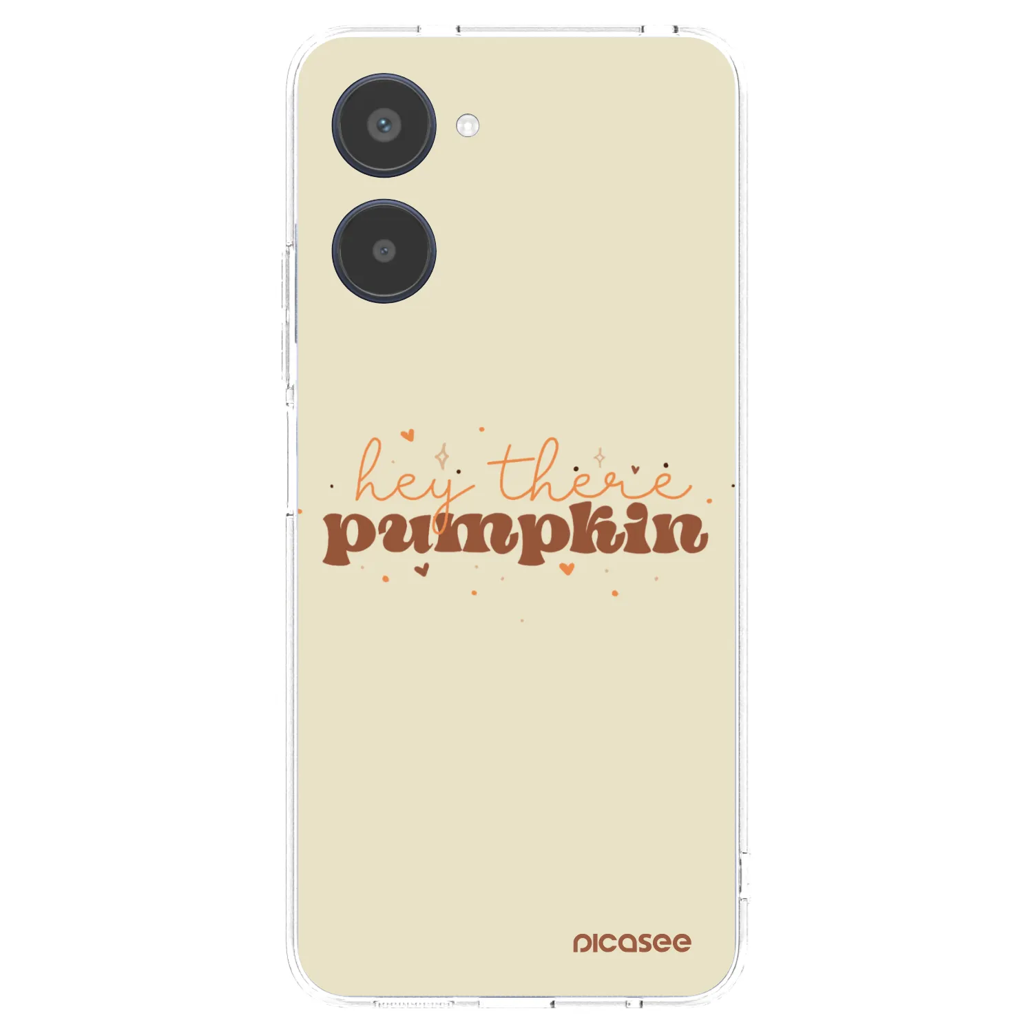Picasee silikonowe przeźroczyste etui na Realme 10 4G - Hey there pumpkin