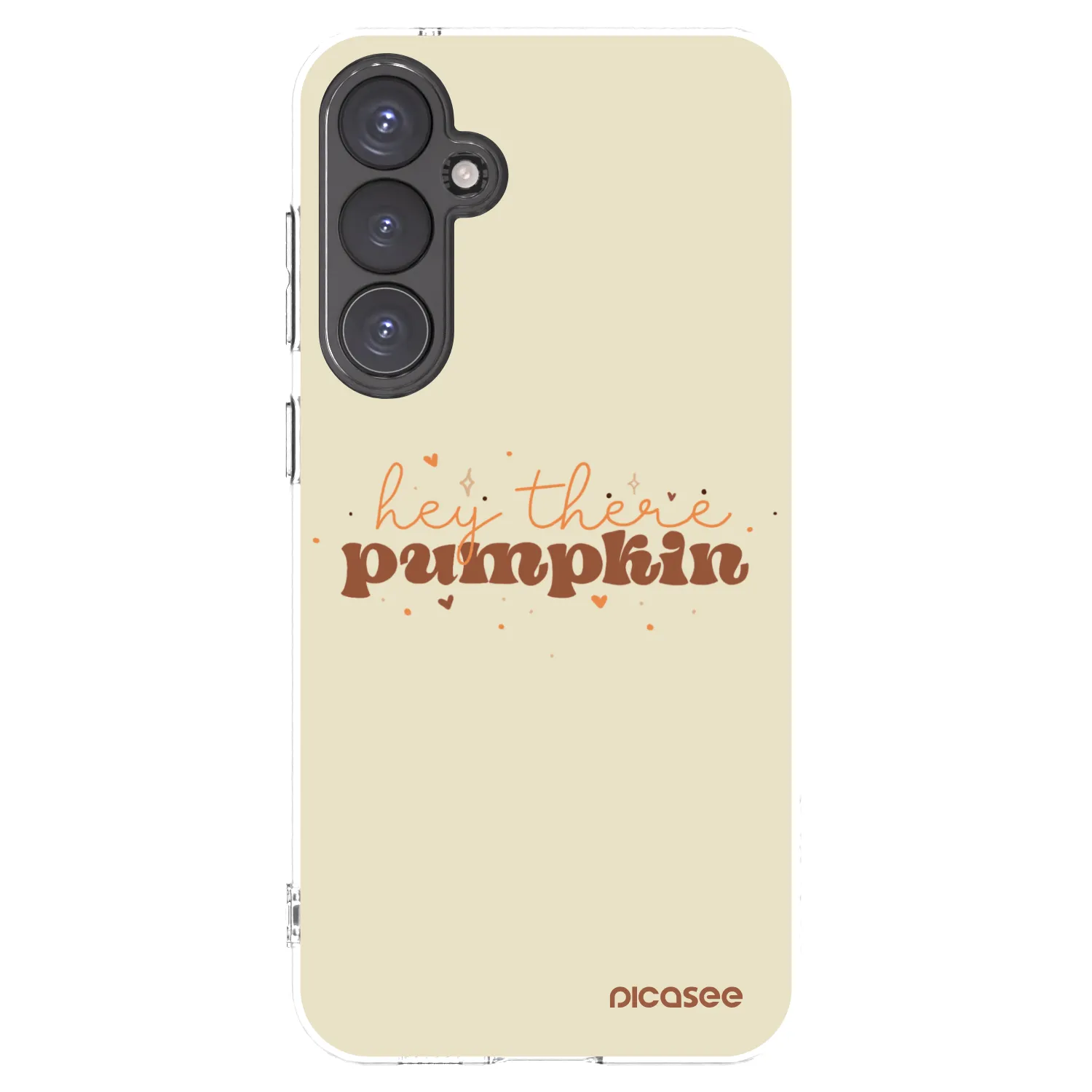 Picasee silikonowe przeźroczyste etui na Samsung Galaxy S23 FE S711B - Hey there pumpkin