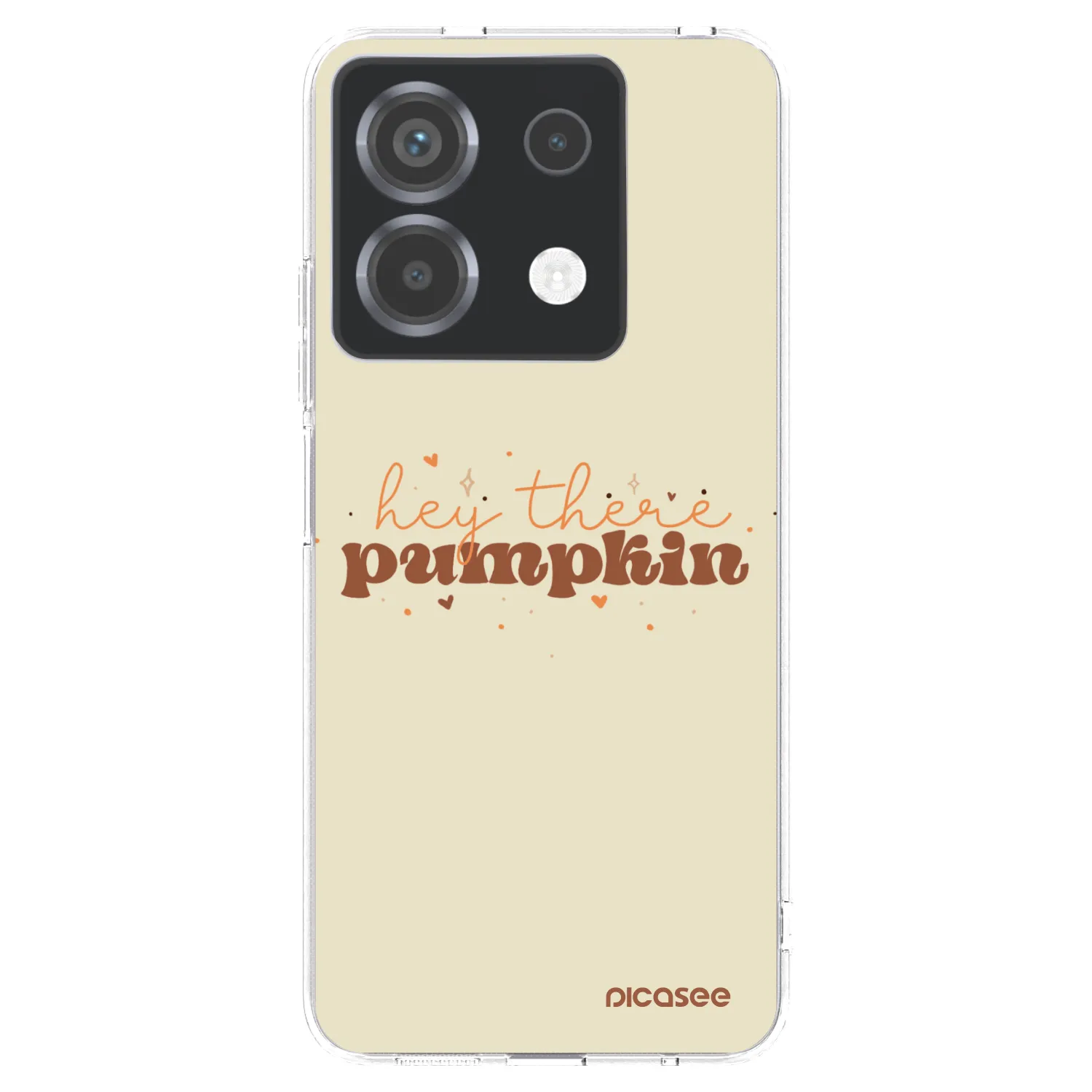 Picasee silikonowe przeźroczyste etui na Xiaomi Poco X6 - Hey there pumpkin