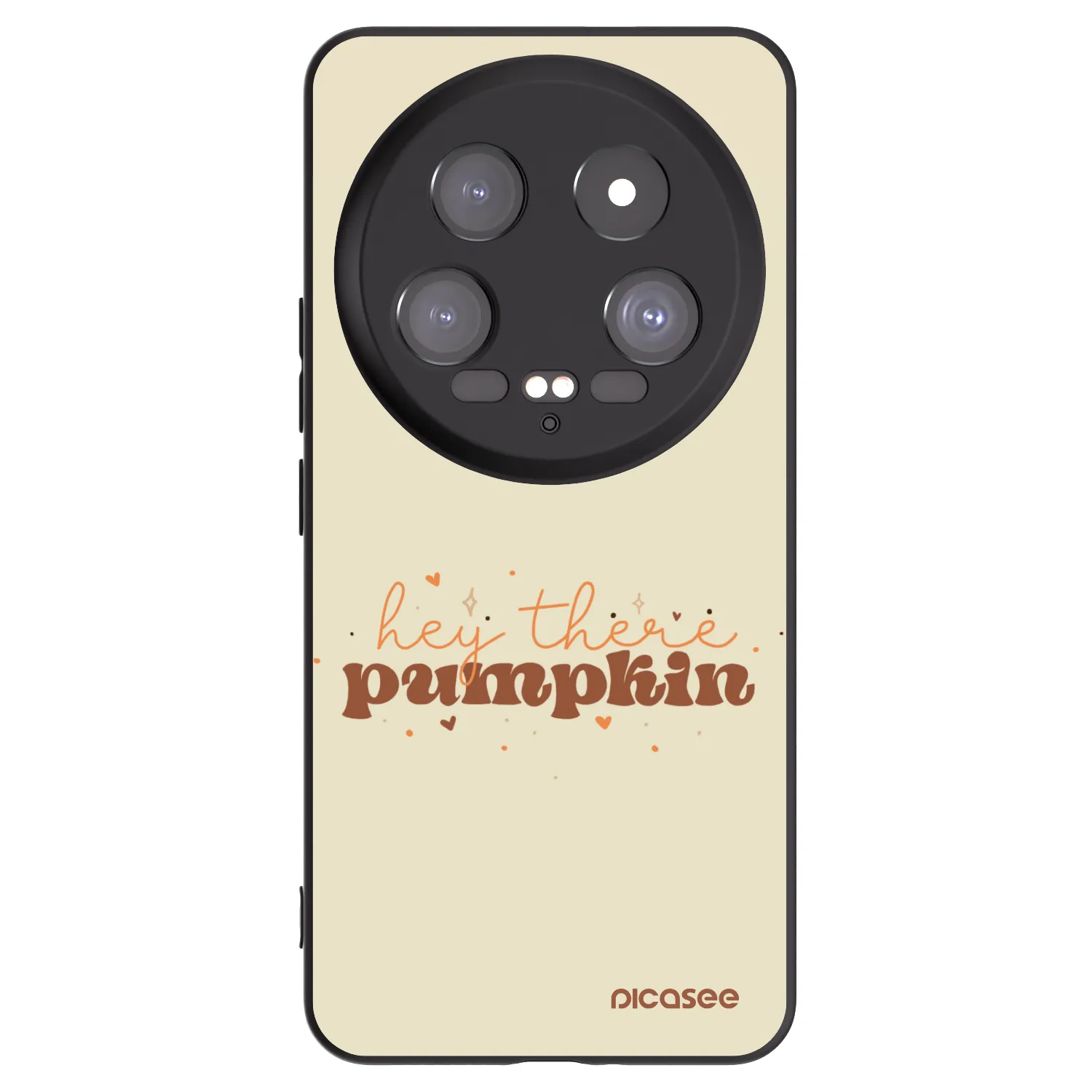 Picasee silikonowe czarne etui na Xiaomi 14 Ultra - Hey there pumpkin