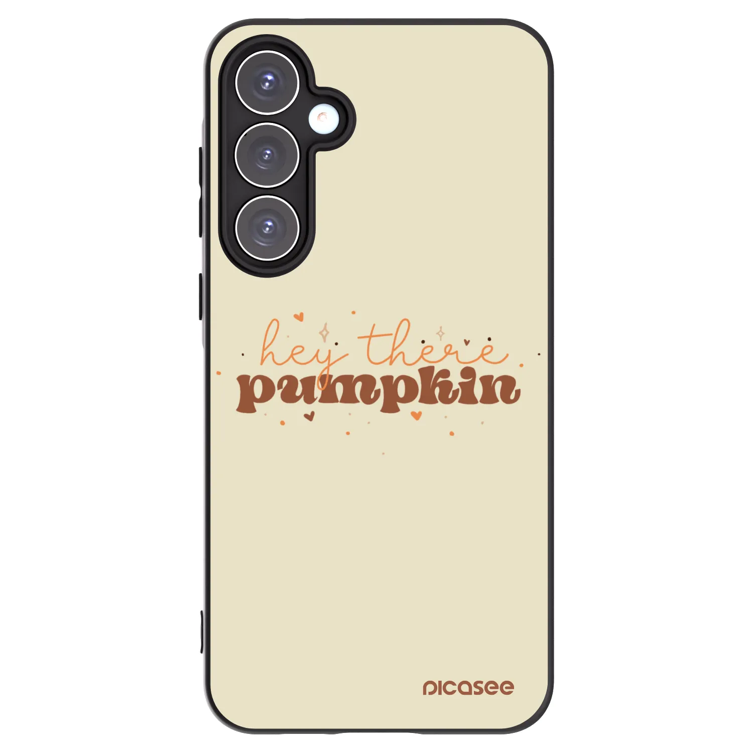Picasee silikonowe czarne etui na Samsung Galaxy A55 5G A556B - Hey there pumpkin
