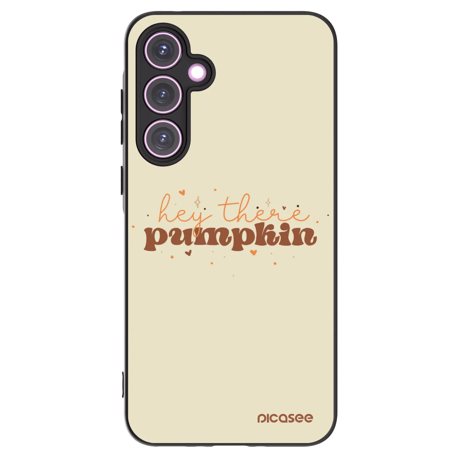 Picasee silikonowe czarne etui na Samsung Galaxy A35 5G A356B - Hey there pumpkin