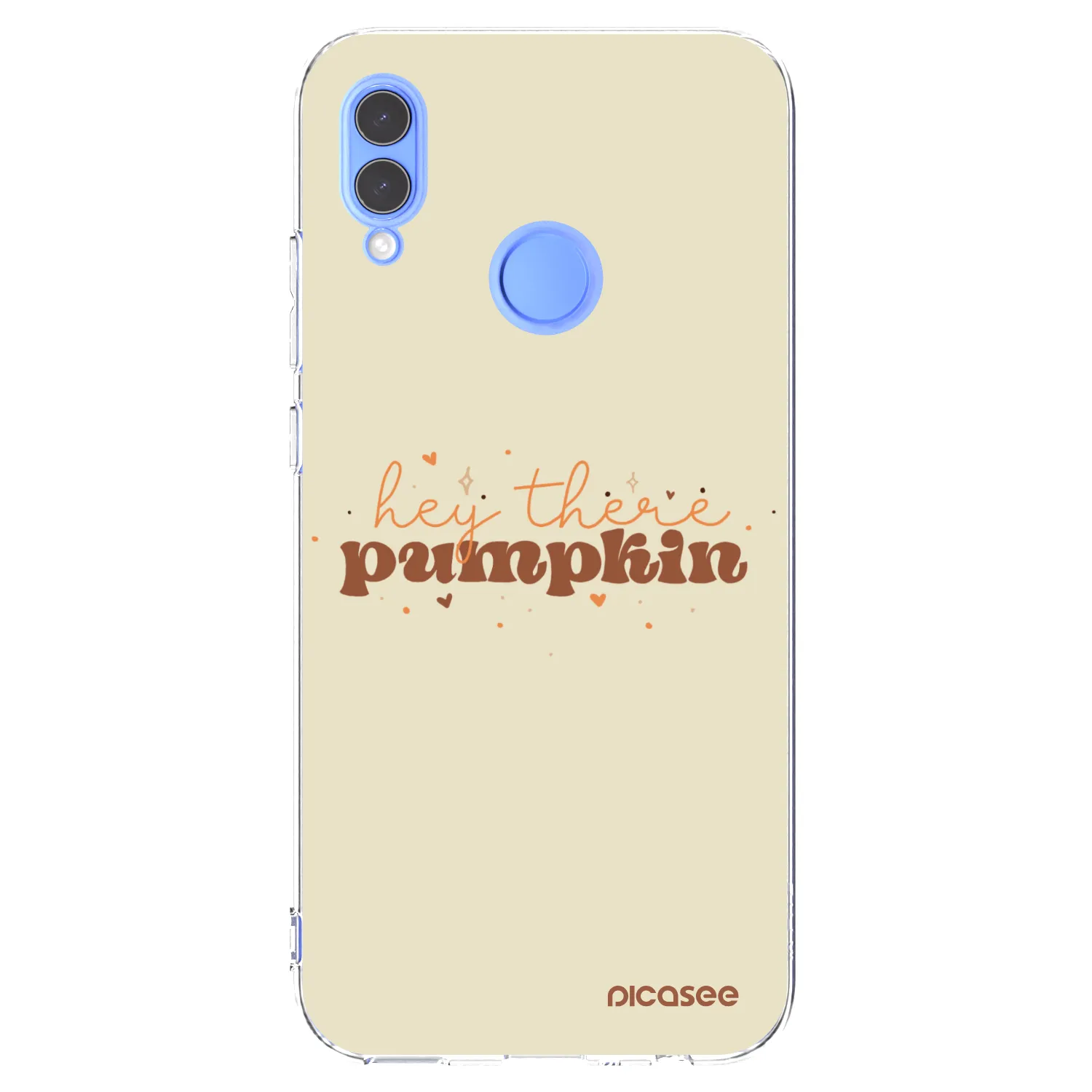 Picasee silikonowe przeźroczyste etui na Honor 10 Lite - Hey there pumpkin