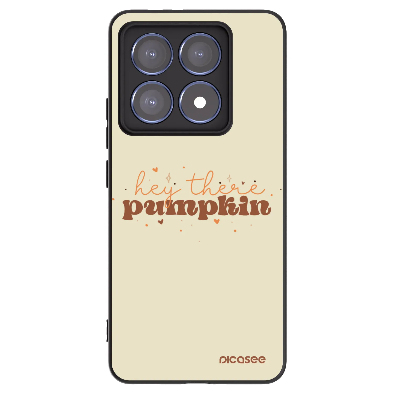 Picasee silikonowe czarne etui na Xiaomi 14T Pro - Hey there pumpkin