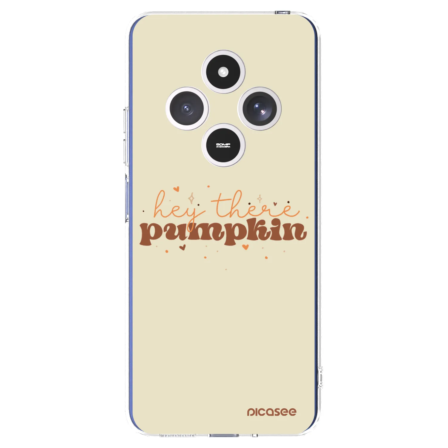 Picasee silikonowe przeźroczyste etui na Xiaomi Redmi 14C - Hey there pumpkin