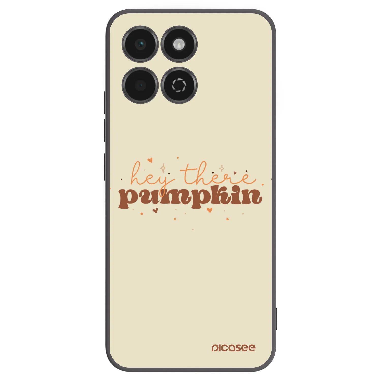 Picasee silikonowe czarne etui na Honor 200 Smart 5G - Hey there pumpkin