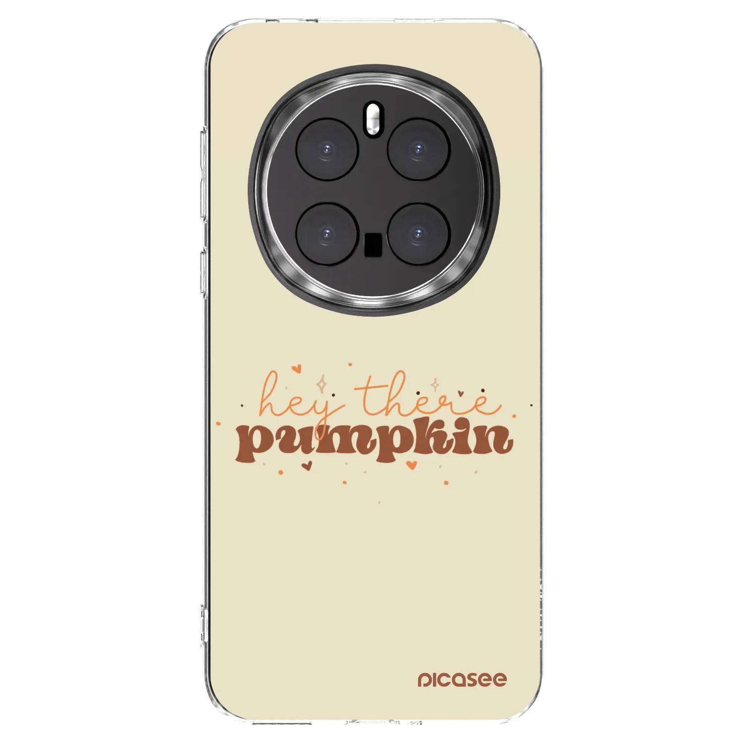Picasee silikonowe przeźroczyste etui na Honor Magic7 Pro 5G - Hey there pumpkin
