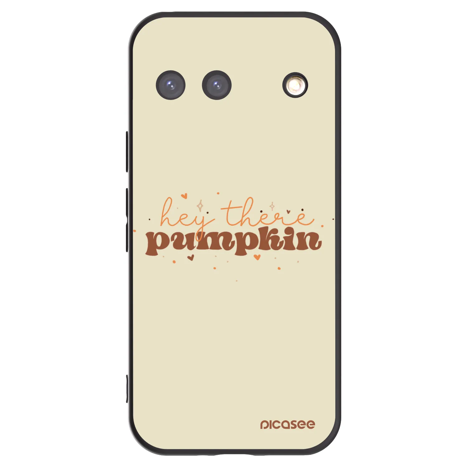 Picasee silikonowe czarne etui na Google Pixel 9 - Hey there pumpkin