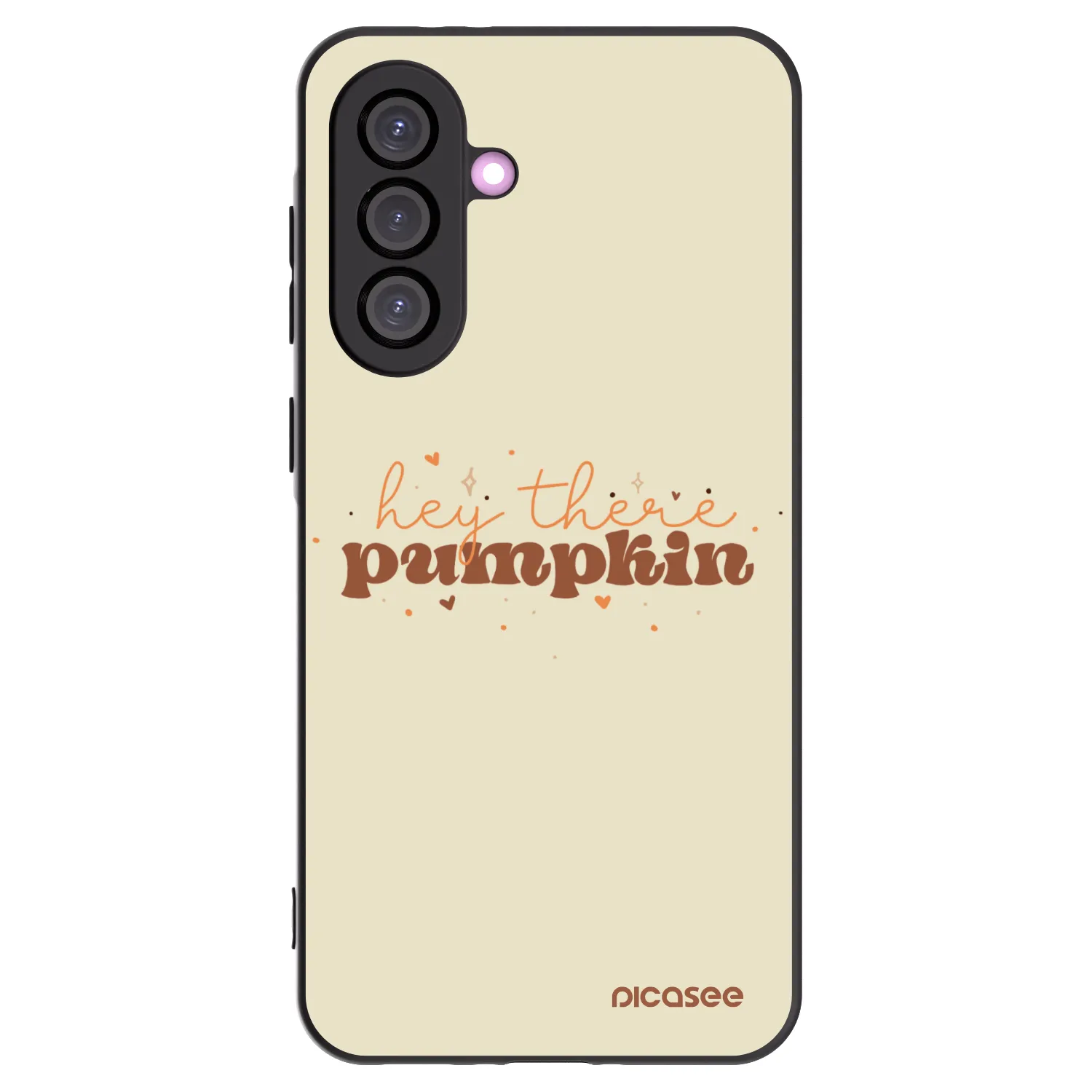 Picasee silikonowe czarne etui na Samsung Galaxy A56 5G A566B - Hey there pumpkin