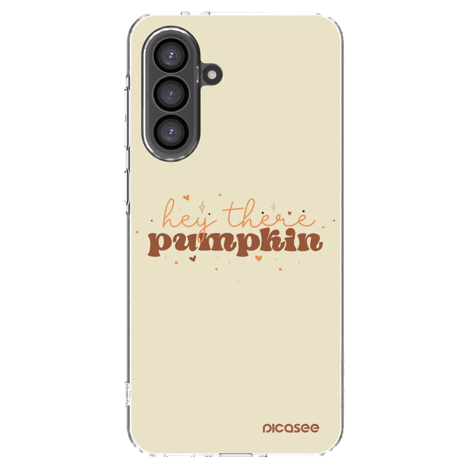 Picasee silikonowe przeźroczyste etui na Samsung Galaxy A56 5G A566B - Hey there pumpkin