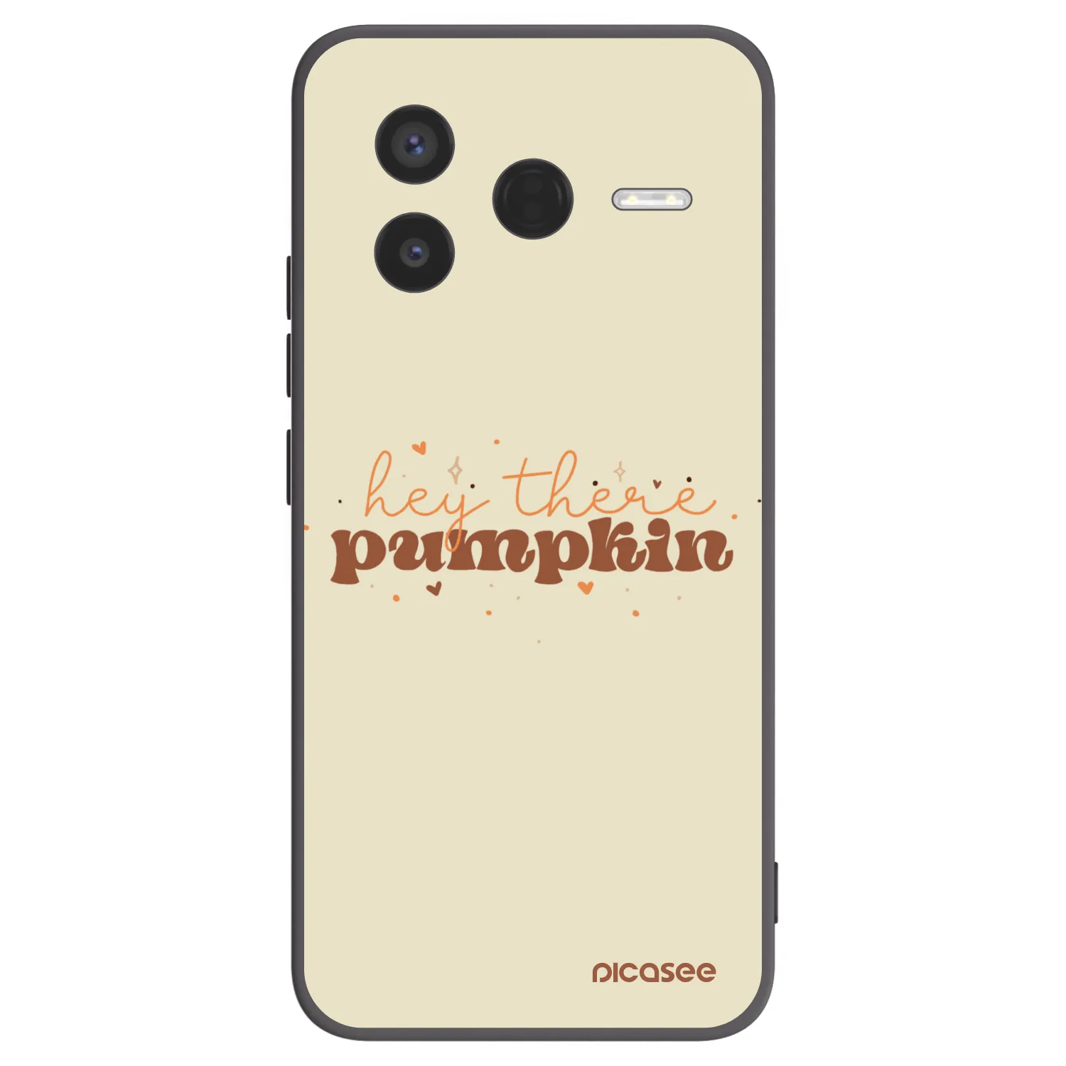 Picasee silikonowe czarne etui na Xiaomi Poco F7 Pro 5G - Hey there pumpkin