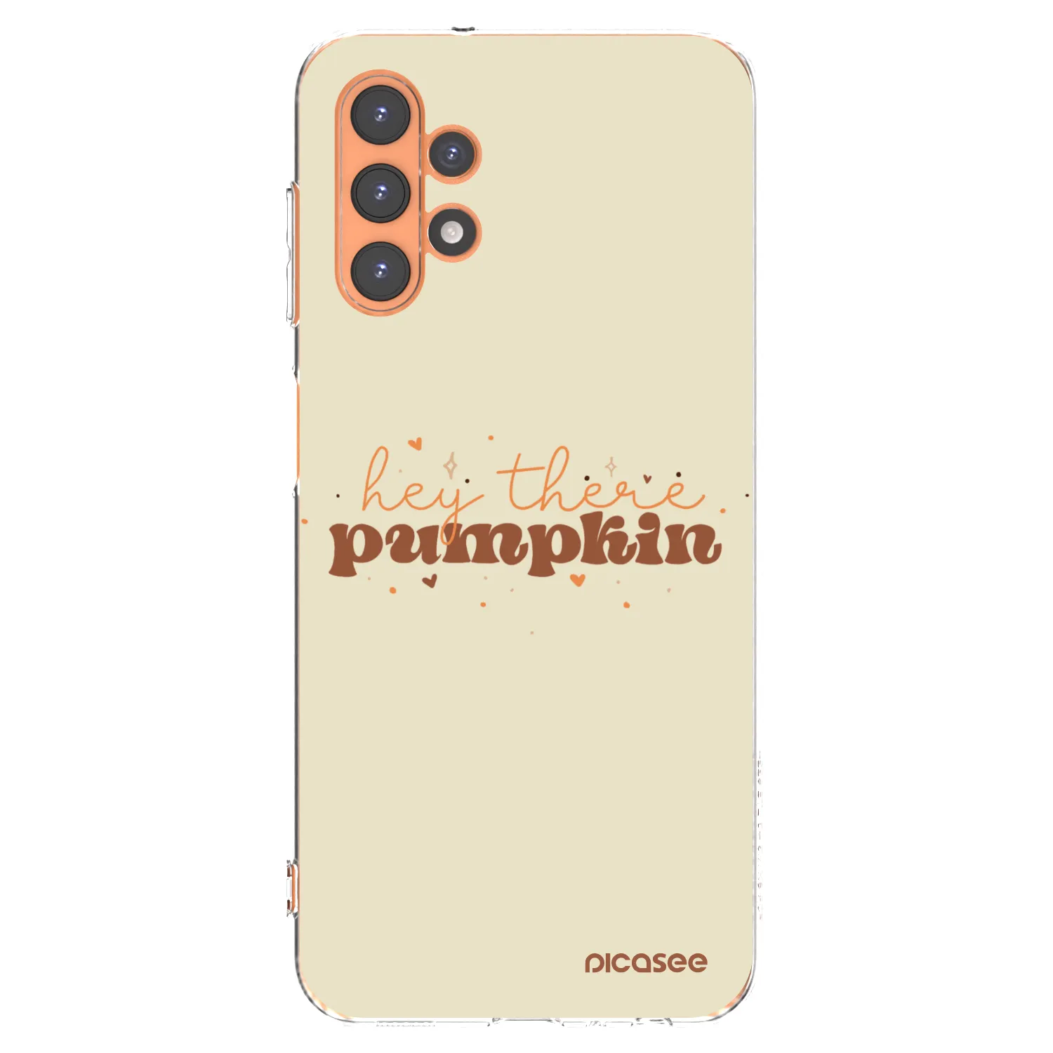 Picasee silikonowe przeźroczyste etui na Samsung Galaxy A13 5G - Hey there pumpkin