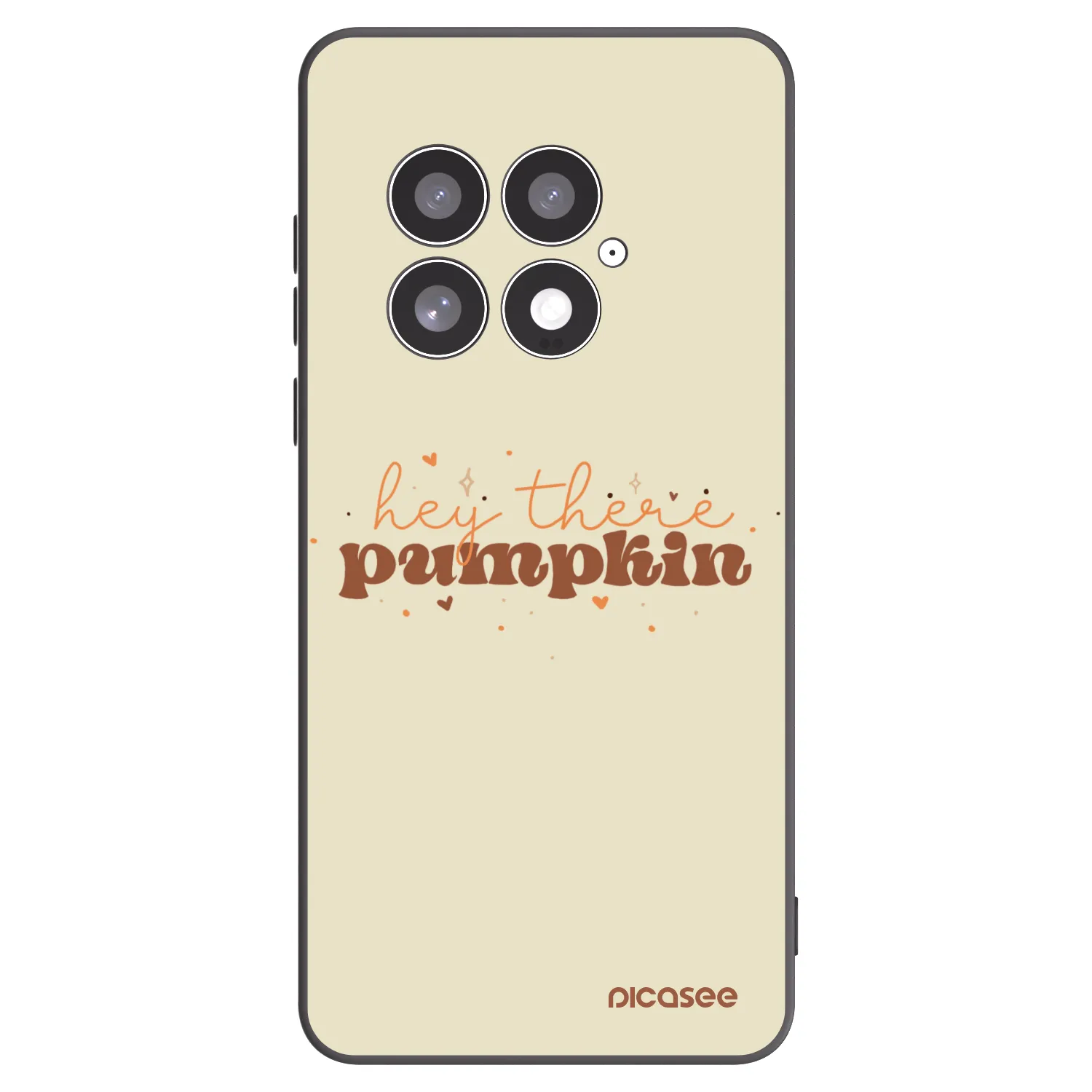 Picasee silikonowe czarne etui na OnePlus 13 5G - Hey there pumpkin