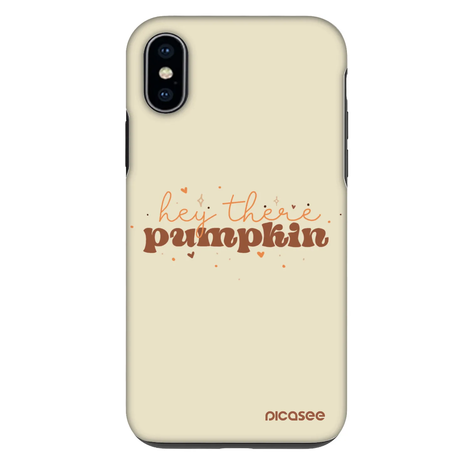 Picasee Fashion Case na Apple iPhone X/XS - Hey there pumpkin