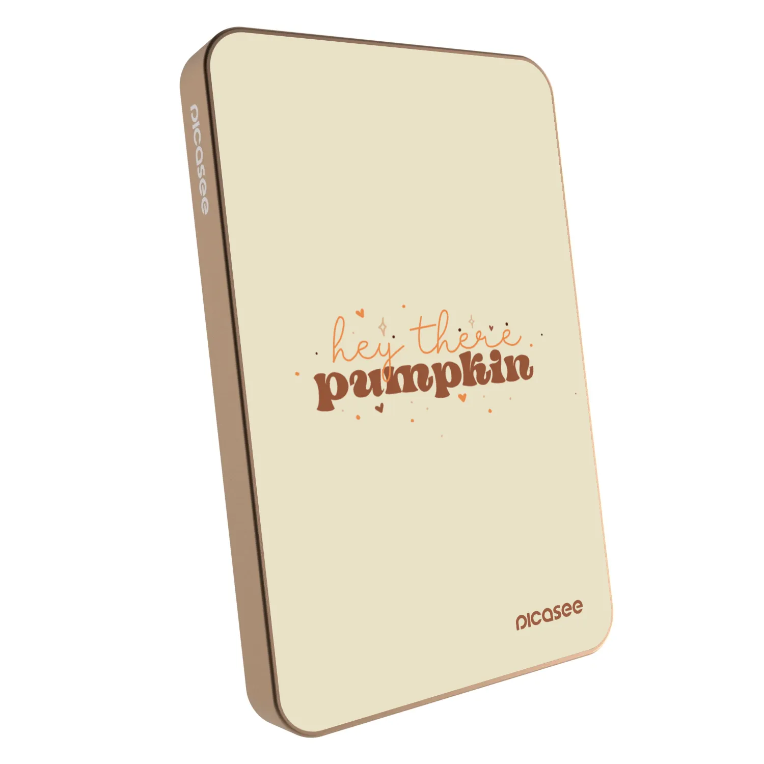 Picasee Powerbank z MagSafe 5 000 mAh Złoty - Hey there pumpkin