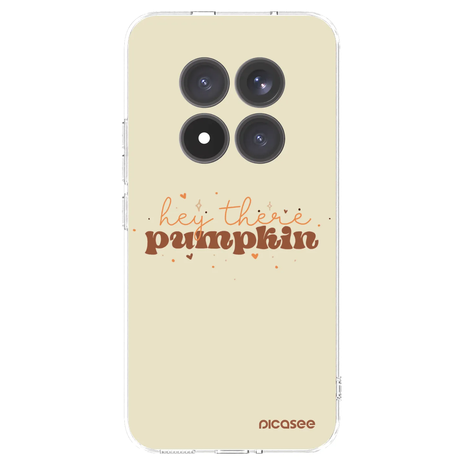 Picasee silikonowe przeźroczyste etui na Xiaomi Redmi Note 15 Pro+ - Hey there pumpkin
