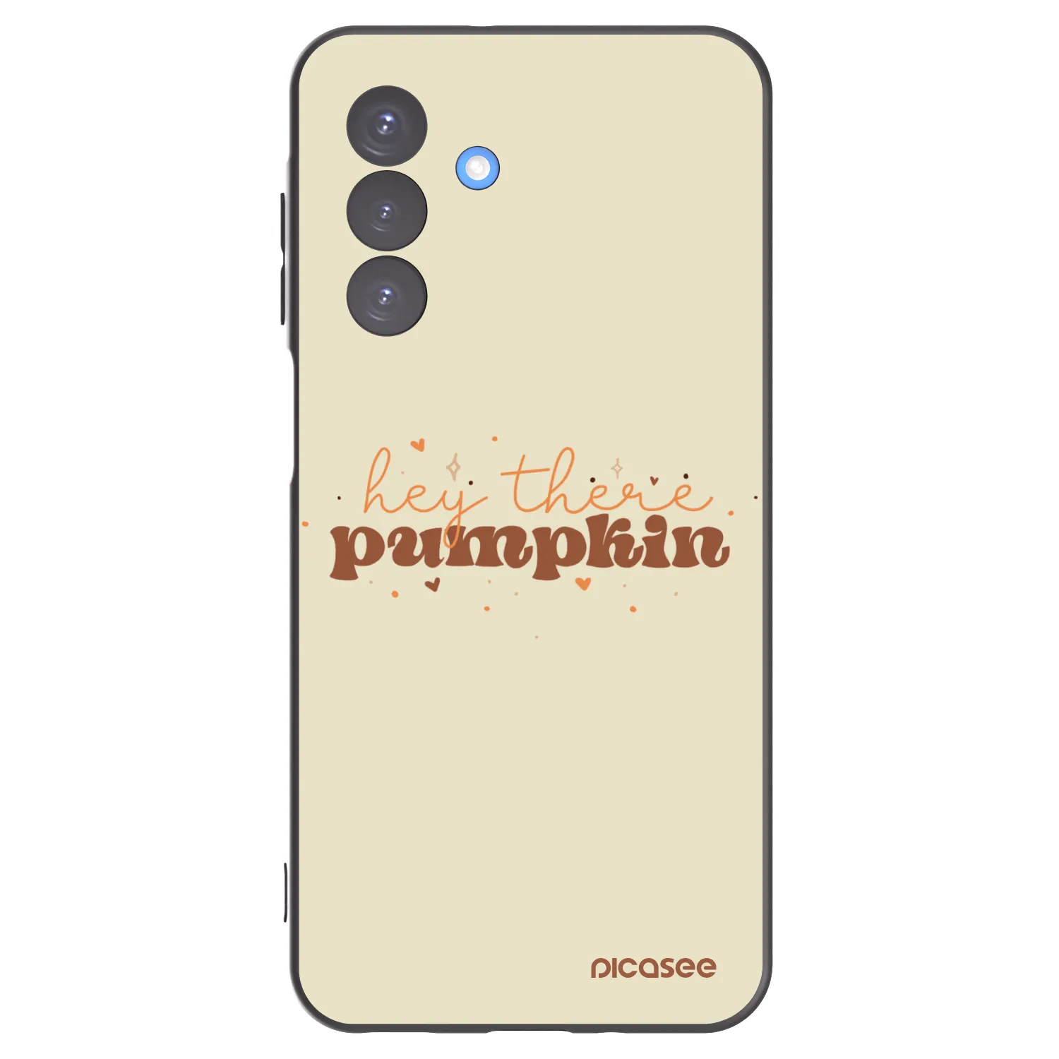 Picasee silikonowe czarne etui na Samsung Galaxy A17 5G - Hey there pumpkin