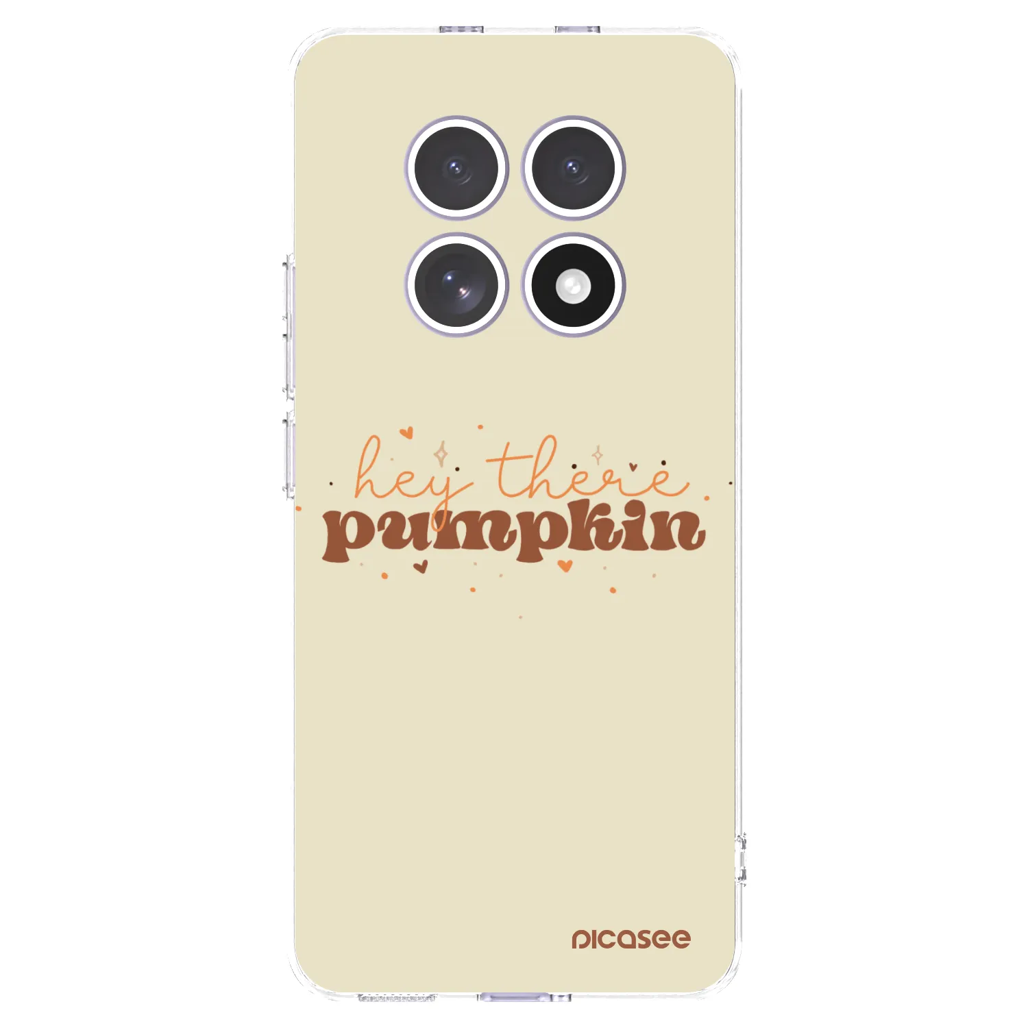 Picasee silikonowe przeźroczyste etui na Xiaomi Redmi Note 15 4G - Hey there pumpkin