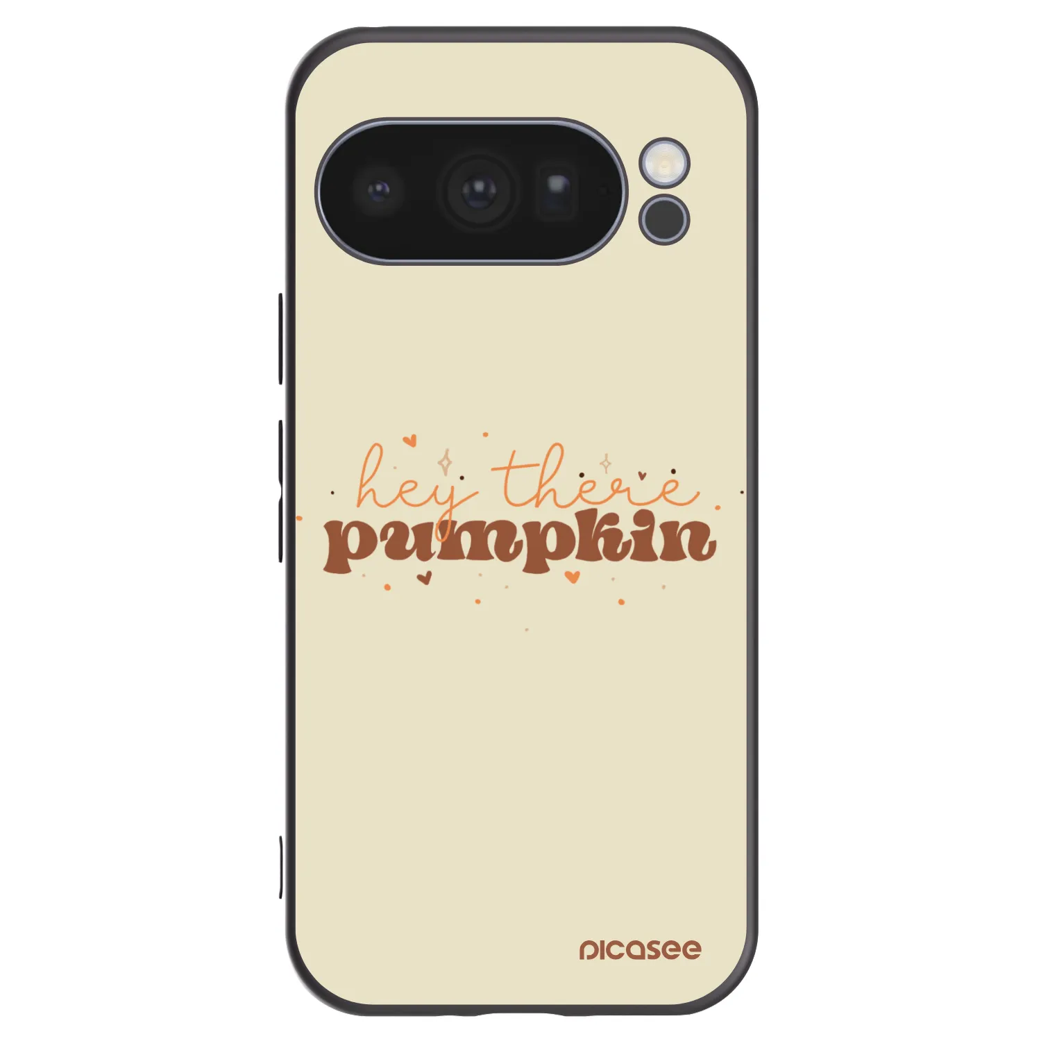 Picasee silikonowe czarne etui na Google Pixel 10 Pro - Hey there pumpkin