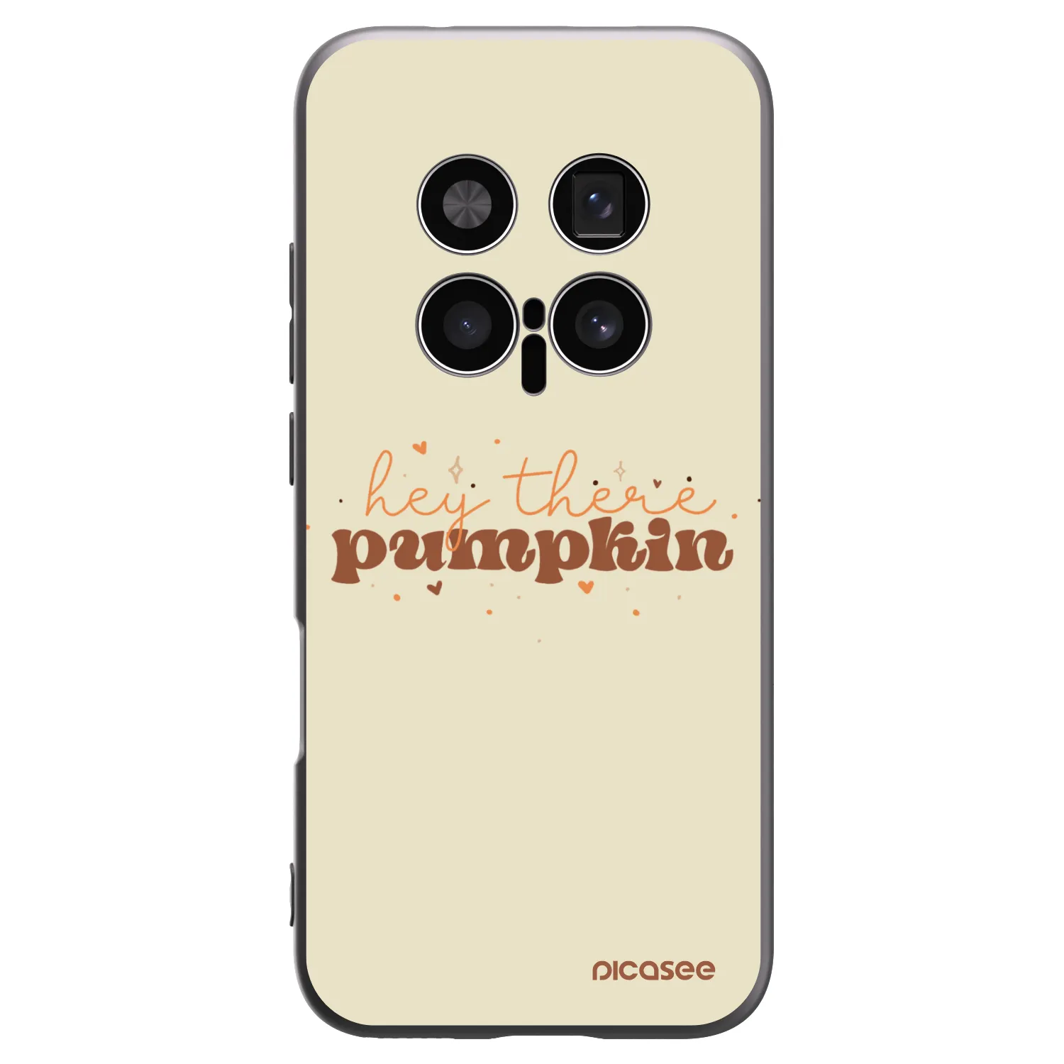 Picasee silikonowe czarne etui na Honor Magic8 Pro 5G - Hey there pumpkin