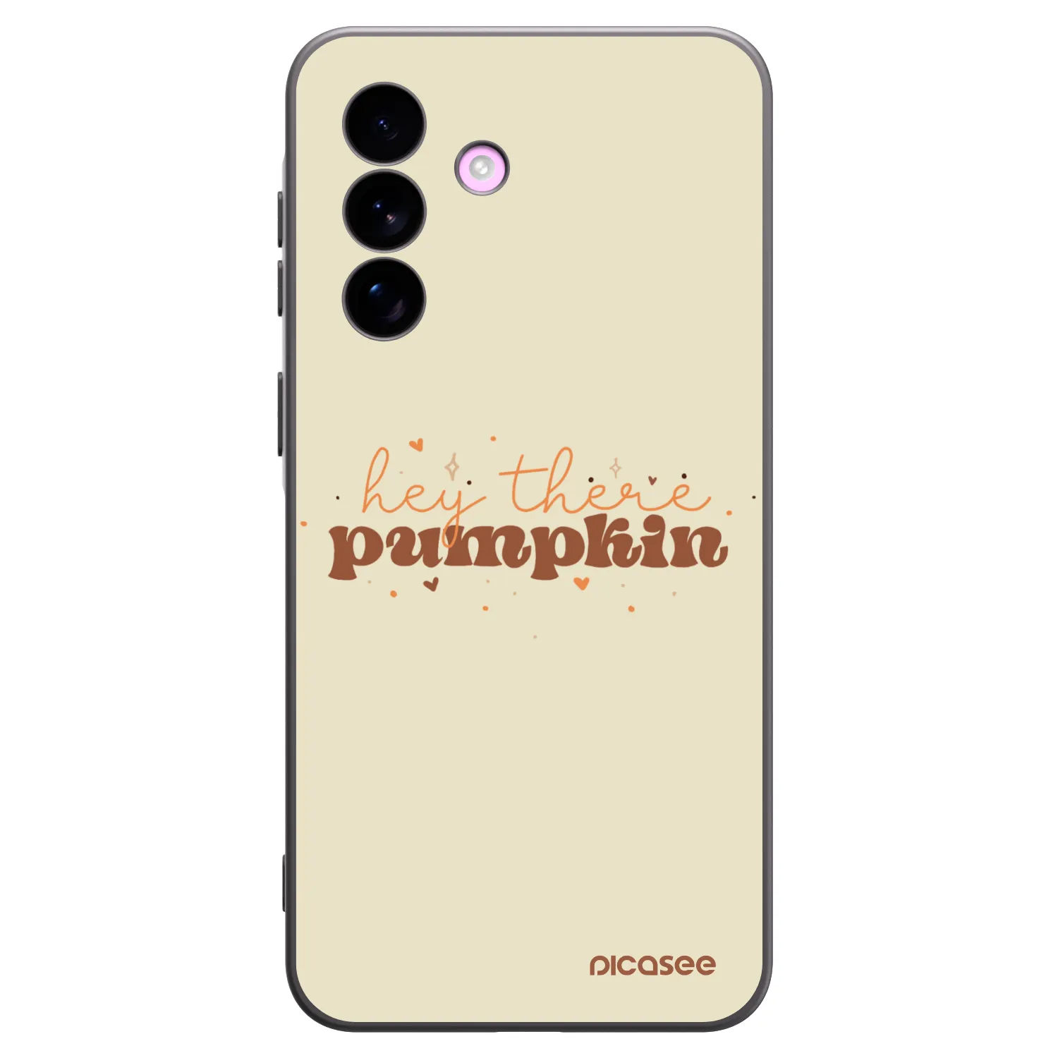 Picasee silikonowe czarne etui na Samsung Galaxy A57 5G - Hey there pumpkin