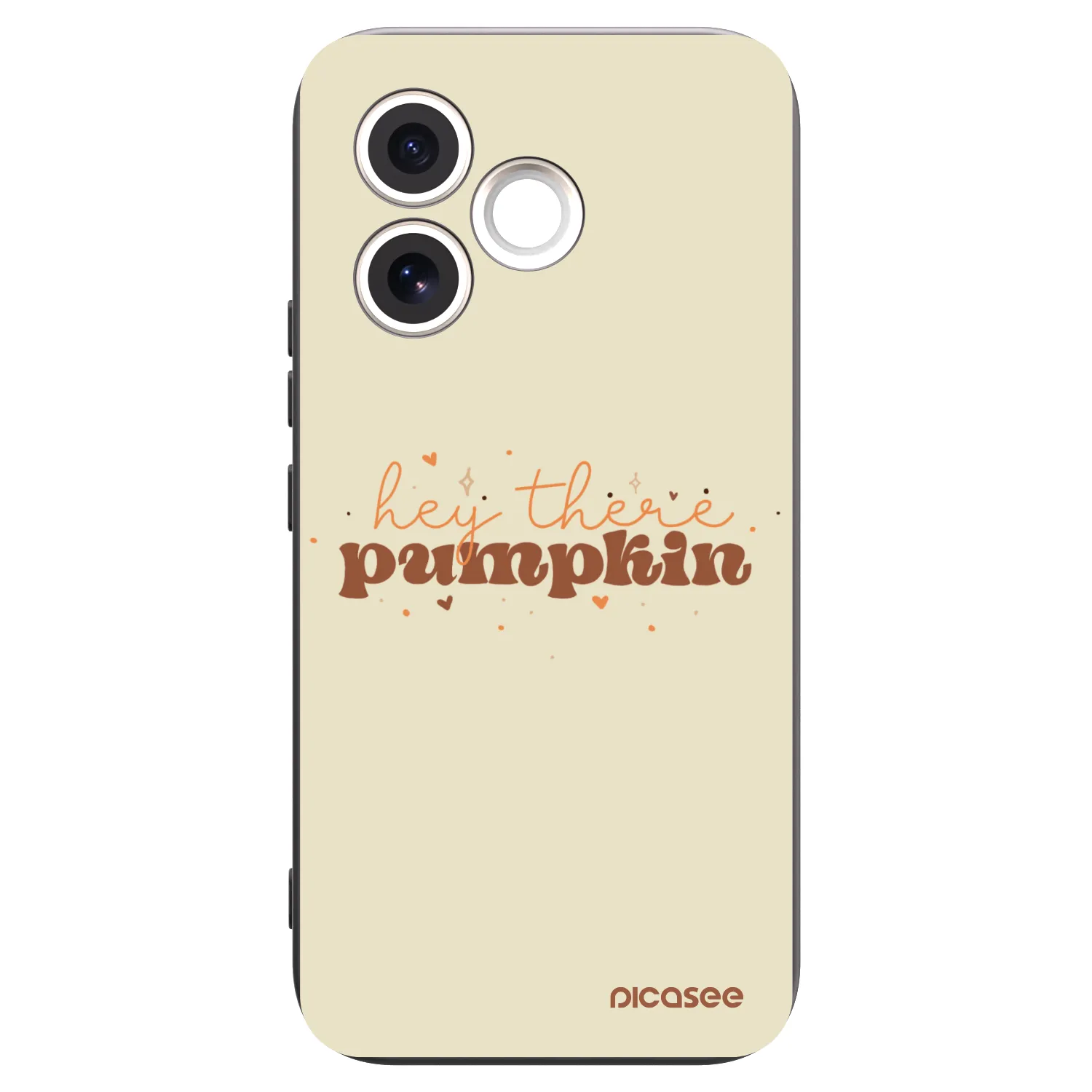 Picasee silikonowe czarne etui na Honor 600 Lite - Hey there pumpkin